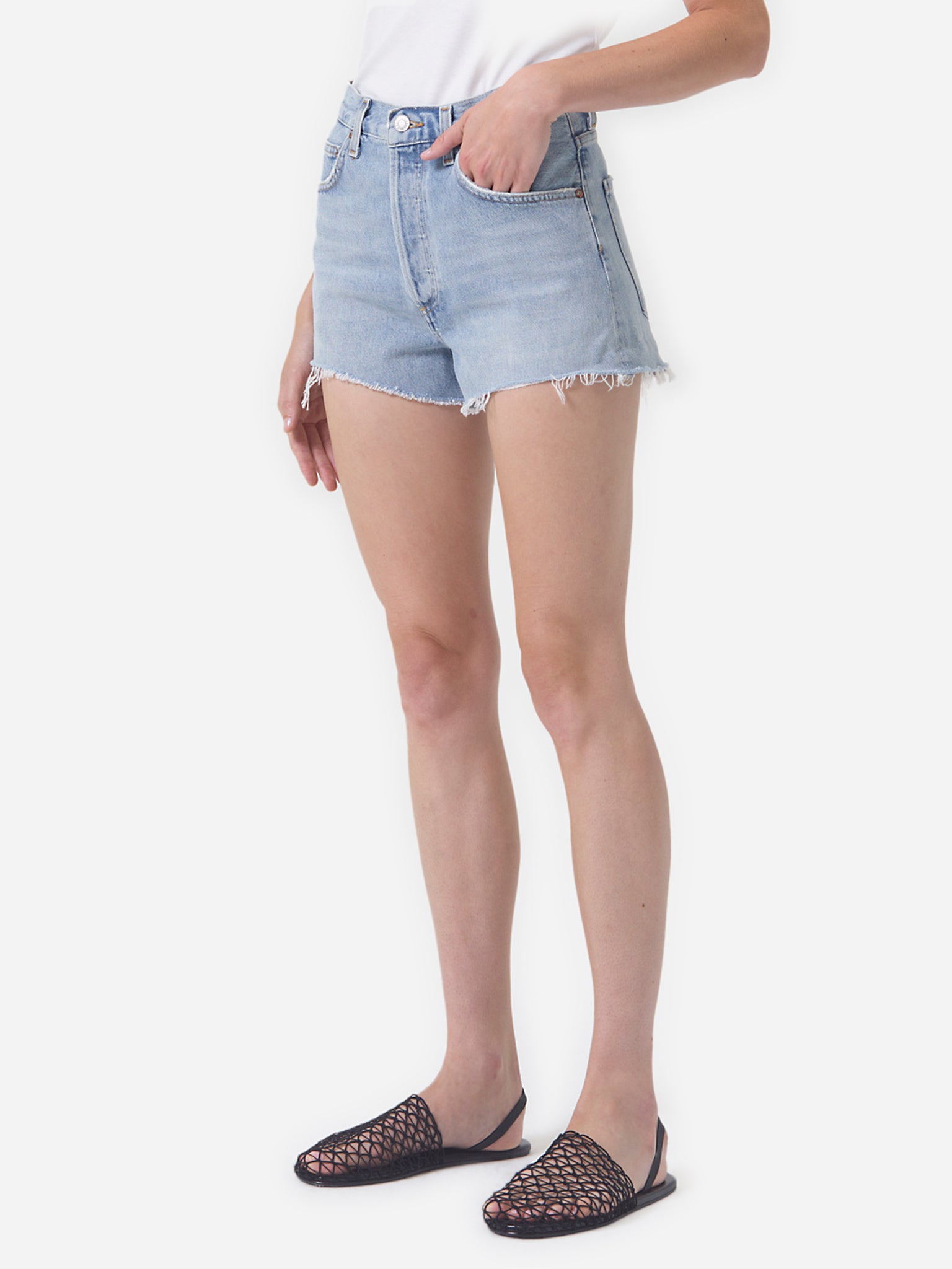 Agolde Women s Mila Vintage High Rise Short