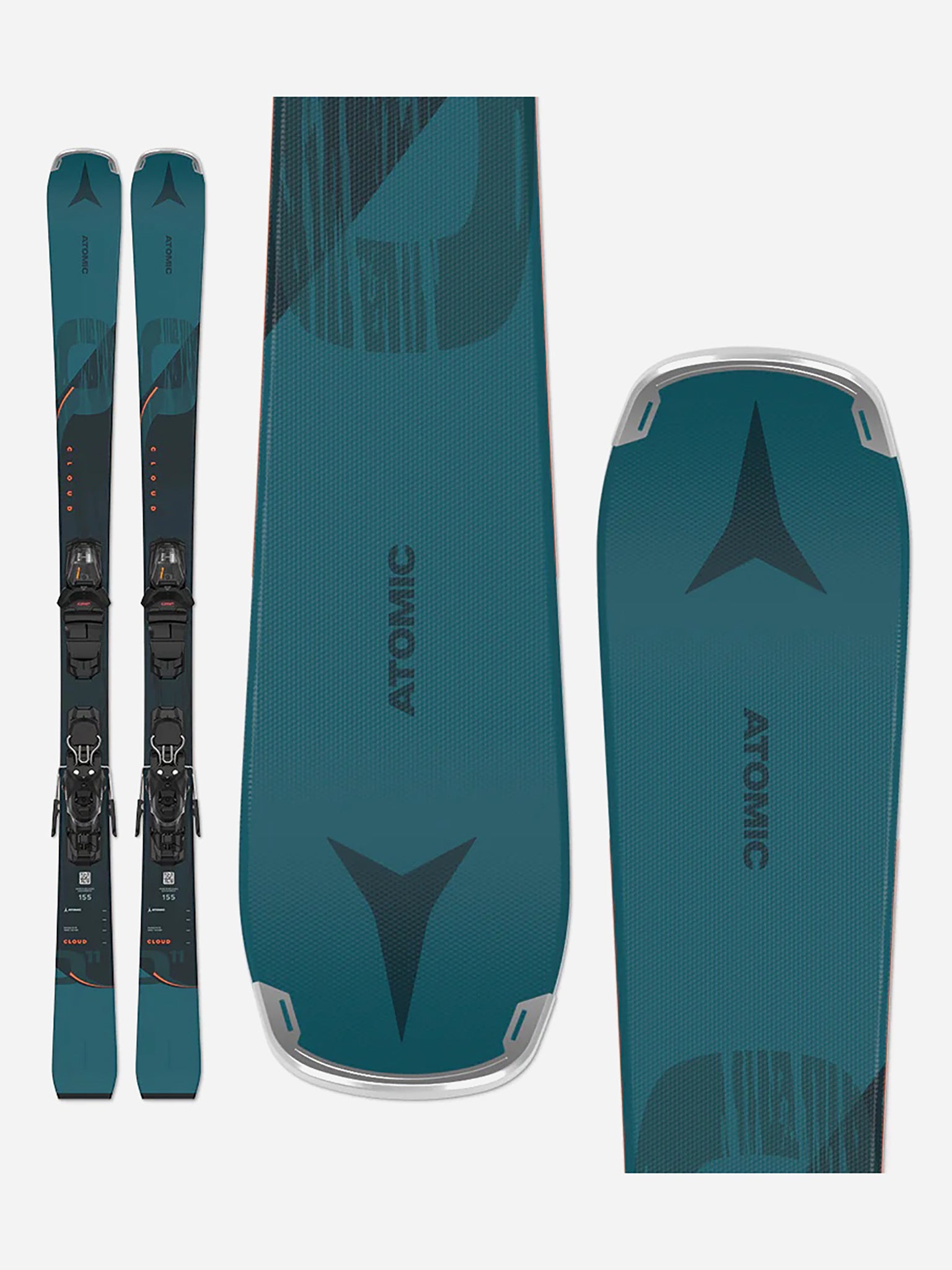 Atomic Cloud Q11 Skis + M10 GW Bindings 2024