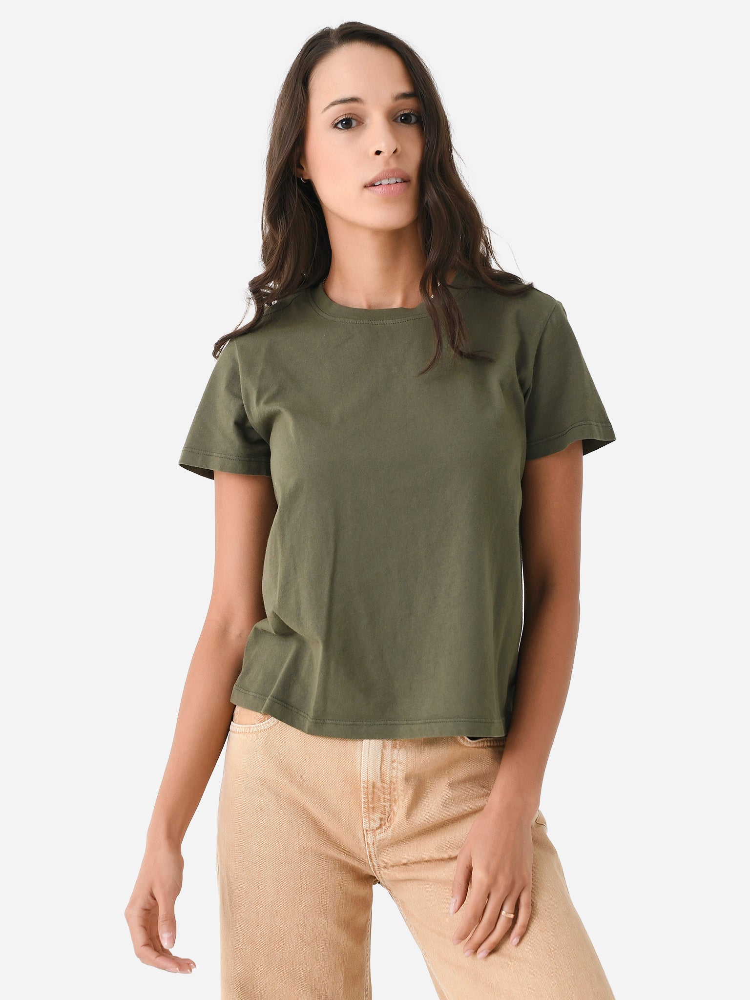 DELIAH CROPPED HENLEY