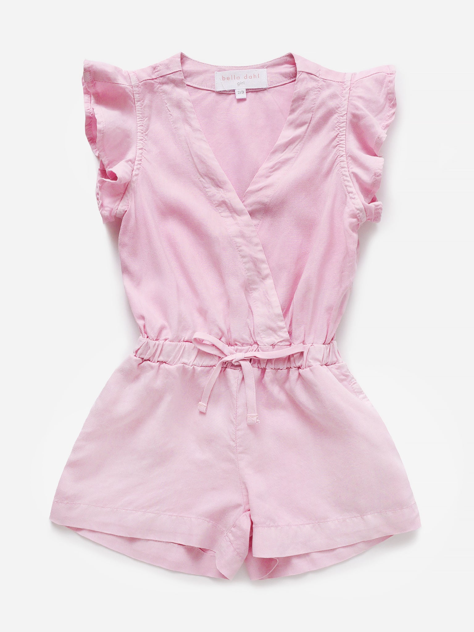 Bella Dahl Girls Ruffle Sleeve Romper