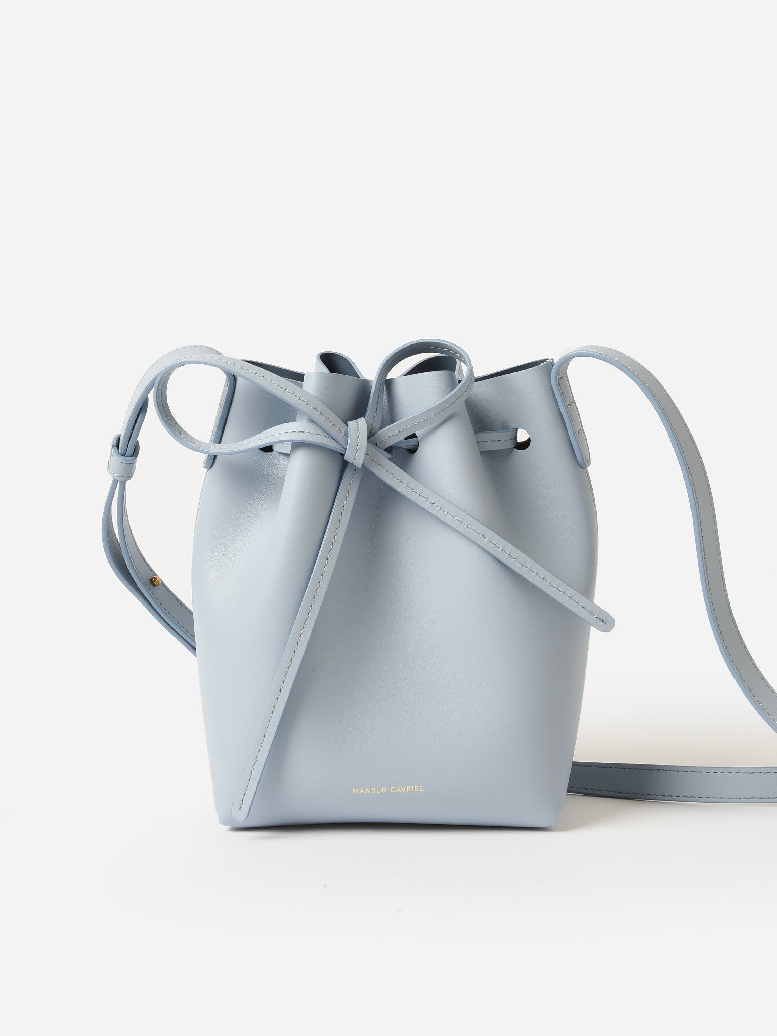 Mansur gavriel discount silver bucket bag