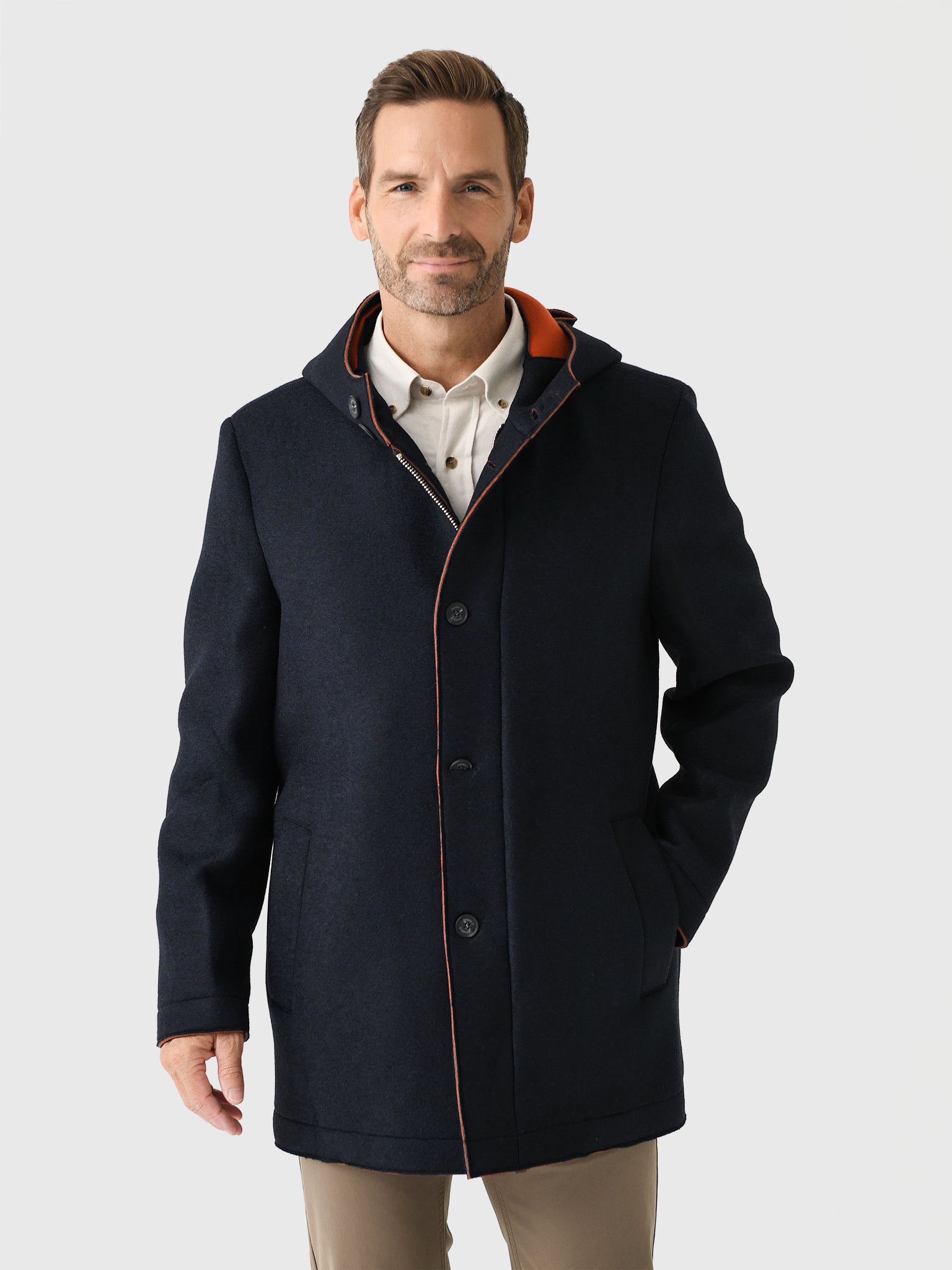 Johnnie O Men s Gerald Hooded Coat 798.00 Saint Bernard