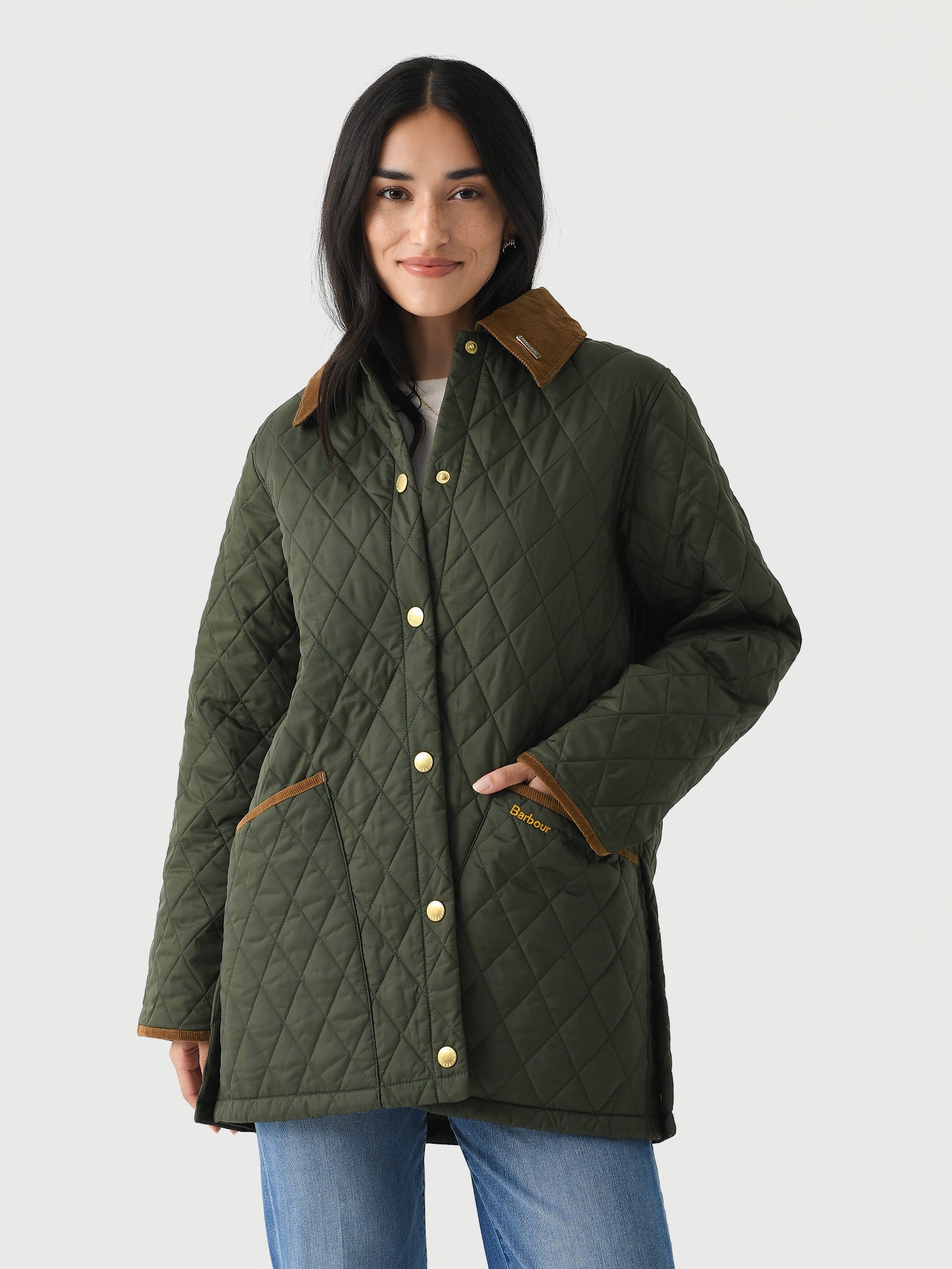 Quilted barbour jacket womens online