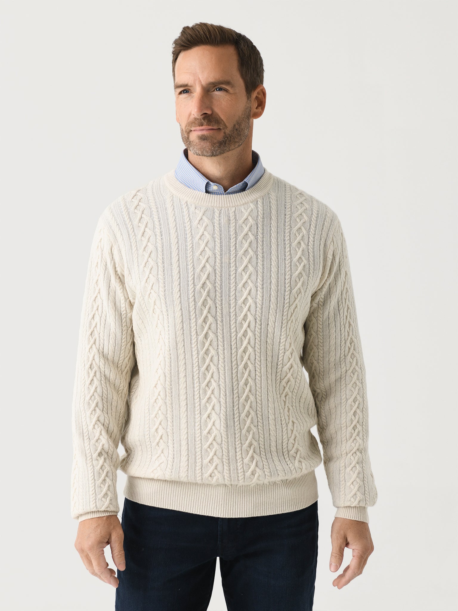 Men’s Peter Millar Riffs Ringer Crewneck fashion Sweater