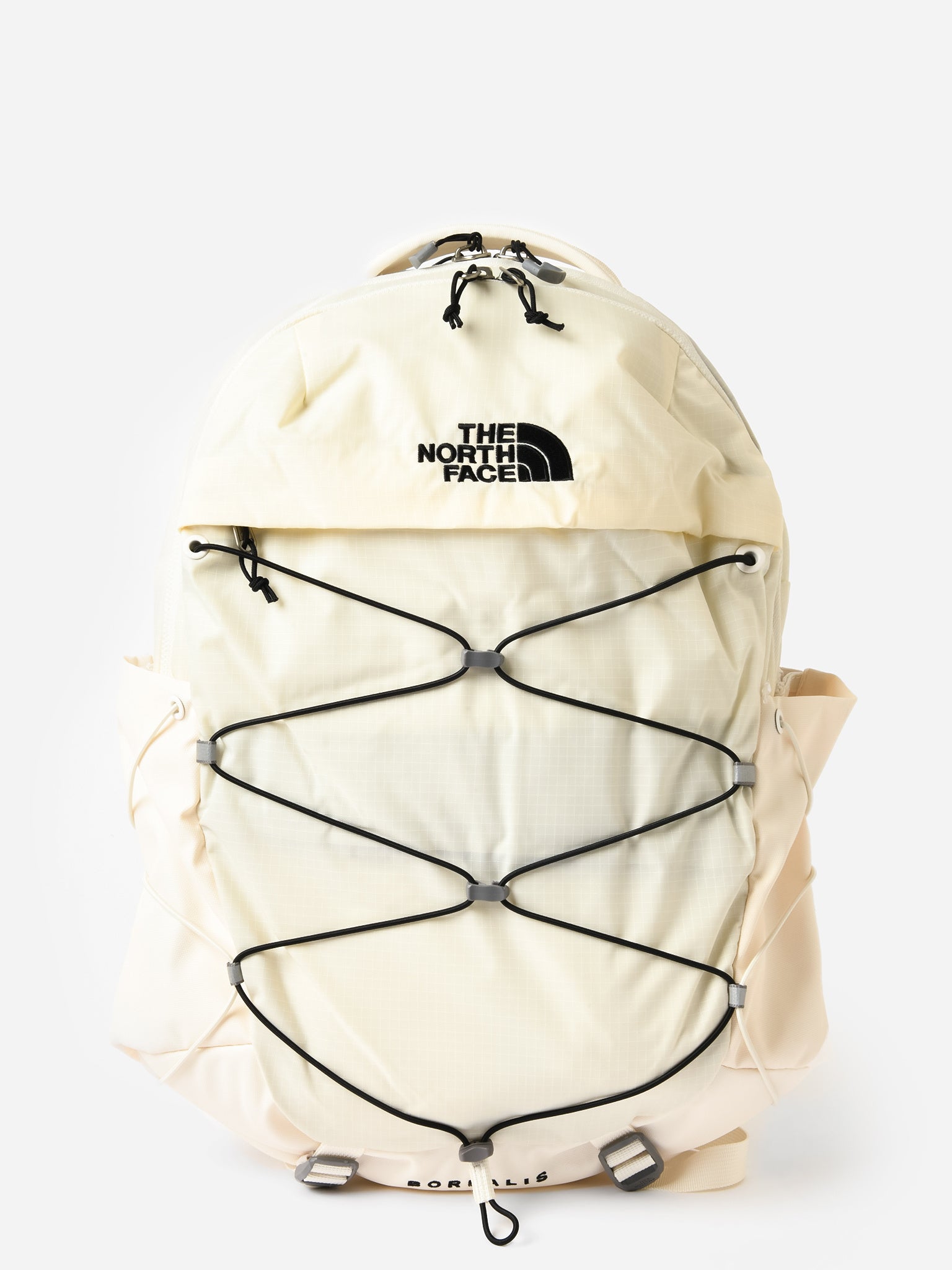 North face backpack vintage white rose gold best sale