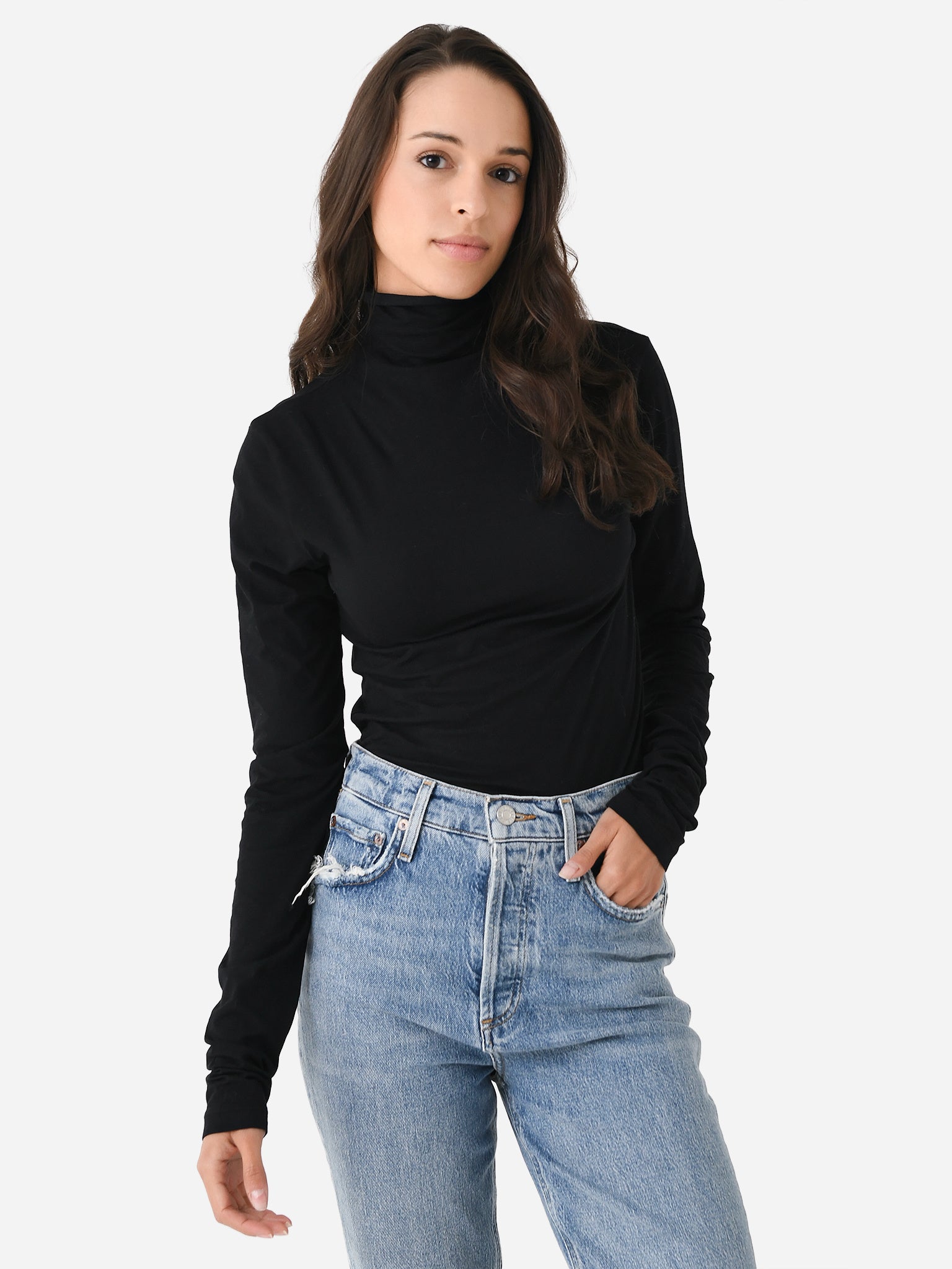 Women's 2024 polyester turtleneck