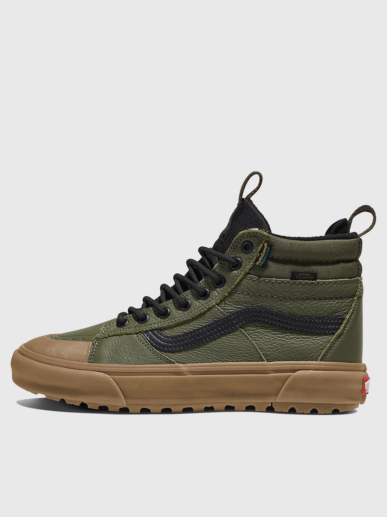 Olive green vans sk8 hi best sale