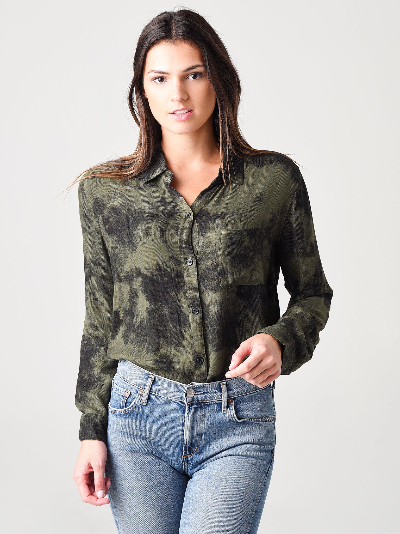 Rails Women's Hunter ButtonDown Shirt 158.00 Saint Bernard