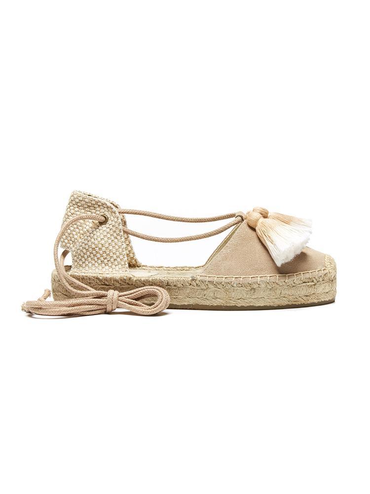 Soludos Tassel deals Suede Platform Gladiator Sandal