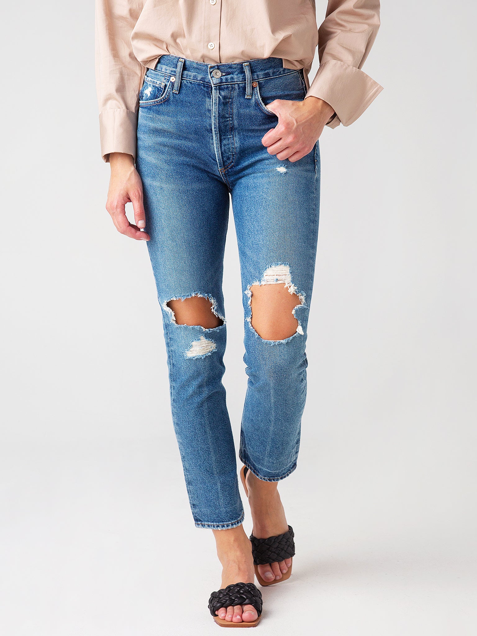 Citizens of Humanity Charlotte High Rise Straight Jeans