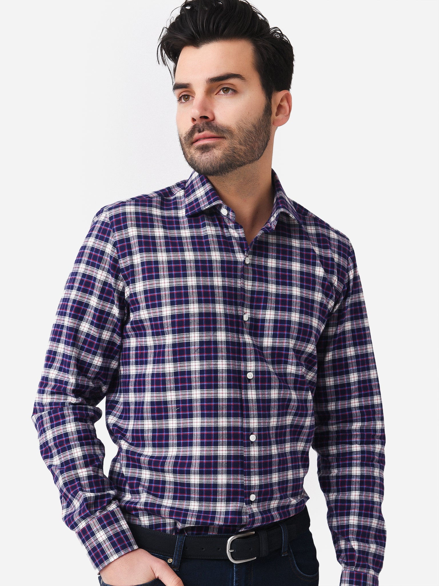 Maria Santangelo Men's Cotton Woven Shirt