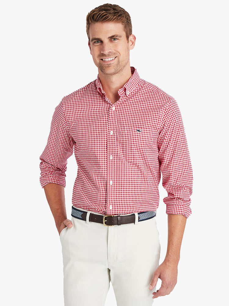 Vineyard Vines, Shirts, Vineyard Vines Tucker Shirt Red Gingham Button  Down Shirt