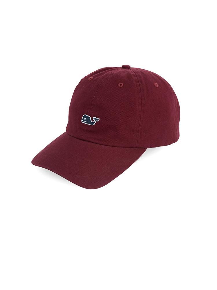 Vineyard Vines Classic Logo Baseball Hat in Purple