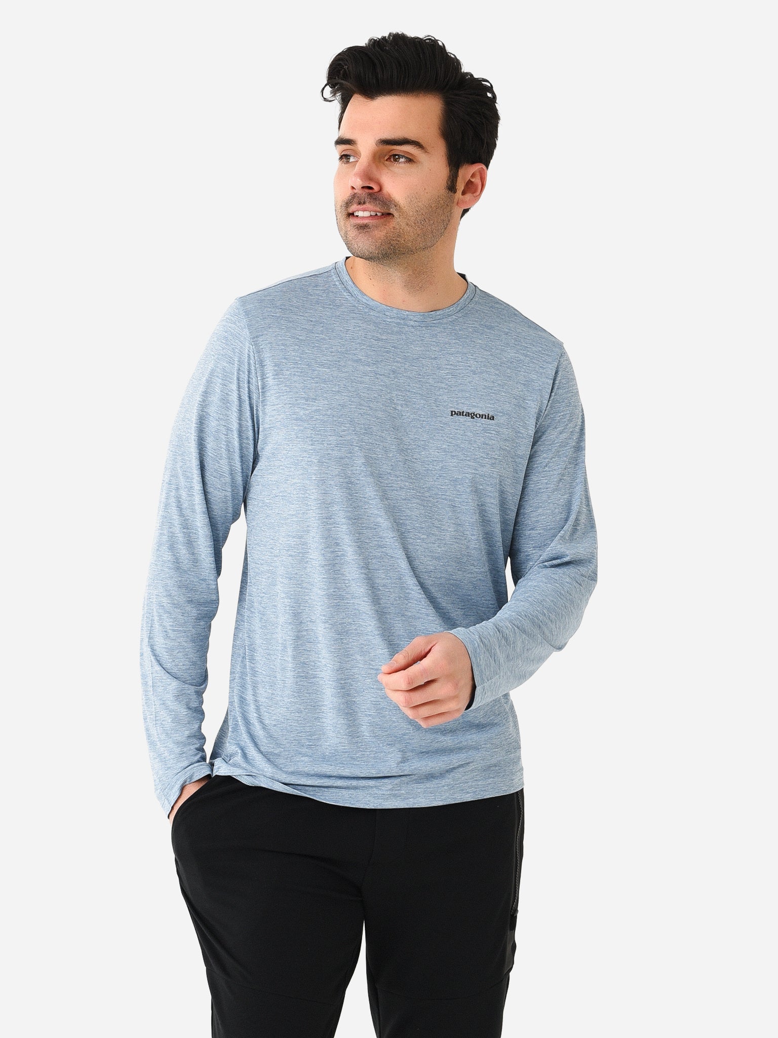 Shop Patagonia Mens Long Sleeve Cap Cool Daily Fish Graphic Shirt