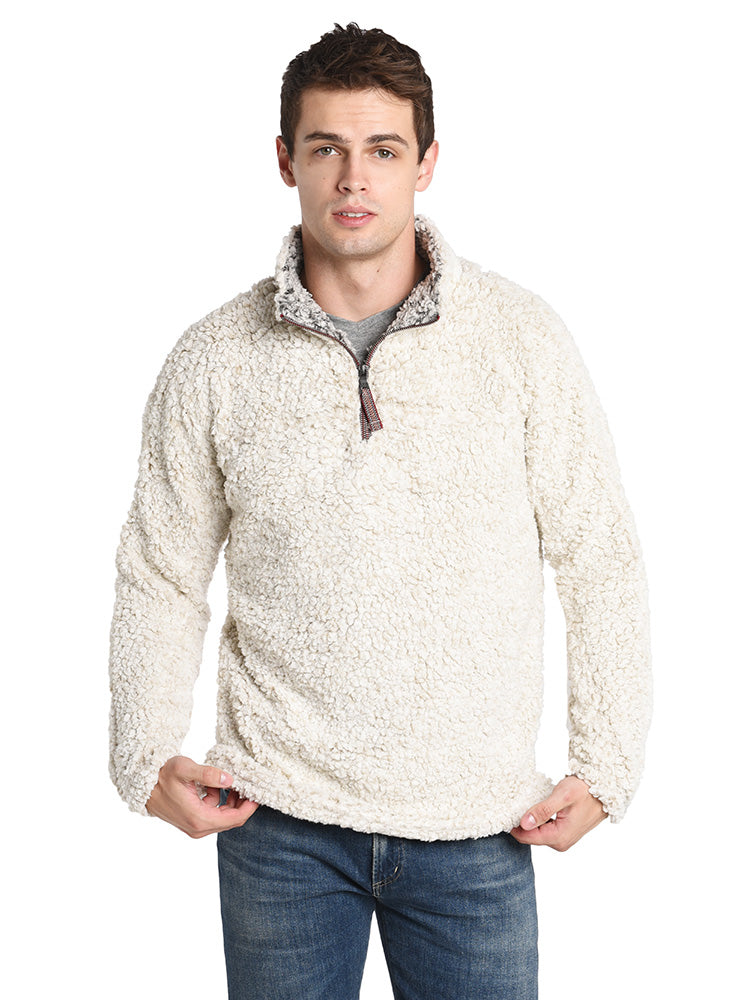 Frosty tipped shop quarter zip pullover