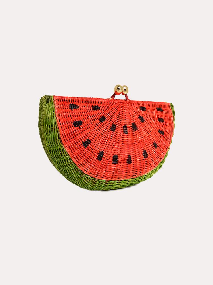 Serpui Marie Watermelon Clutch 220.00 Saint Bernard