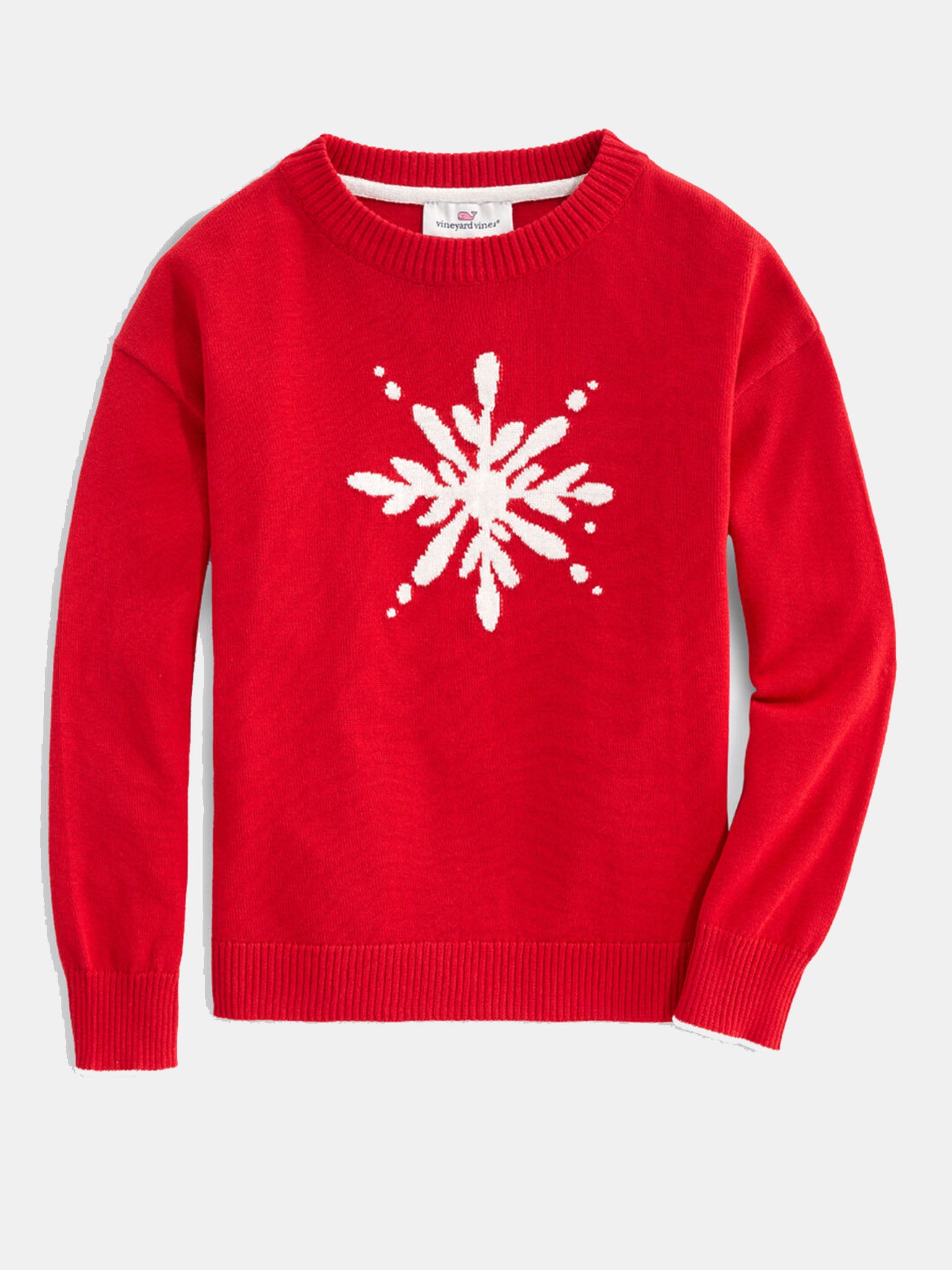 Vineyard Vines Girls Snowflake Sweater saintbernard