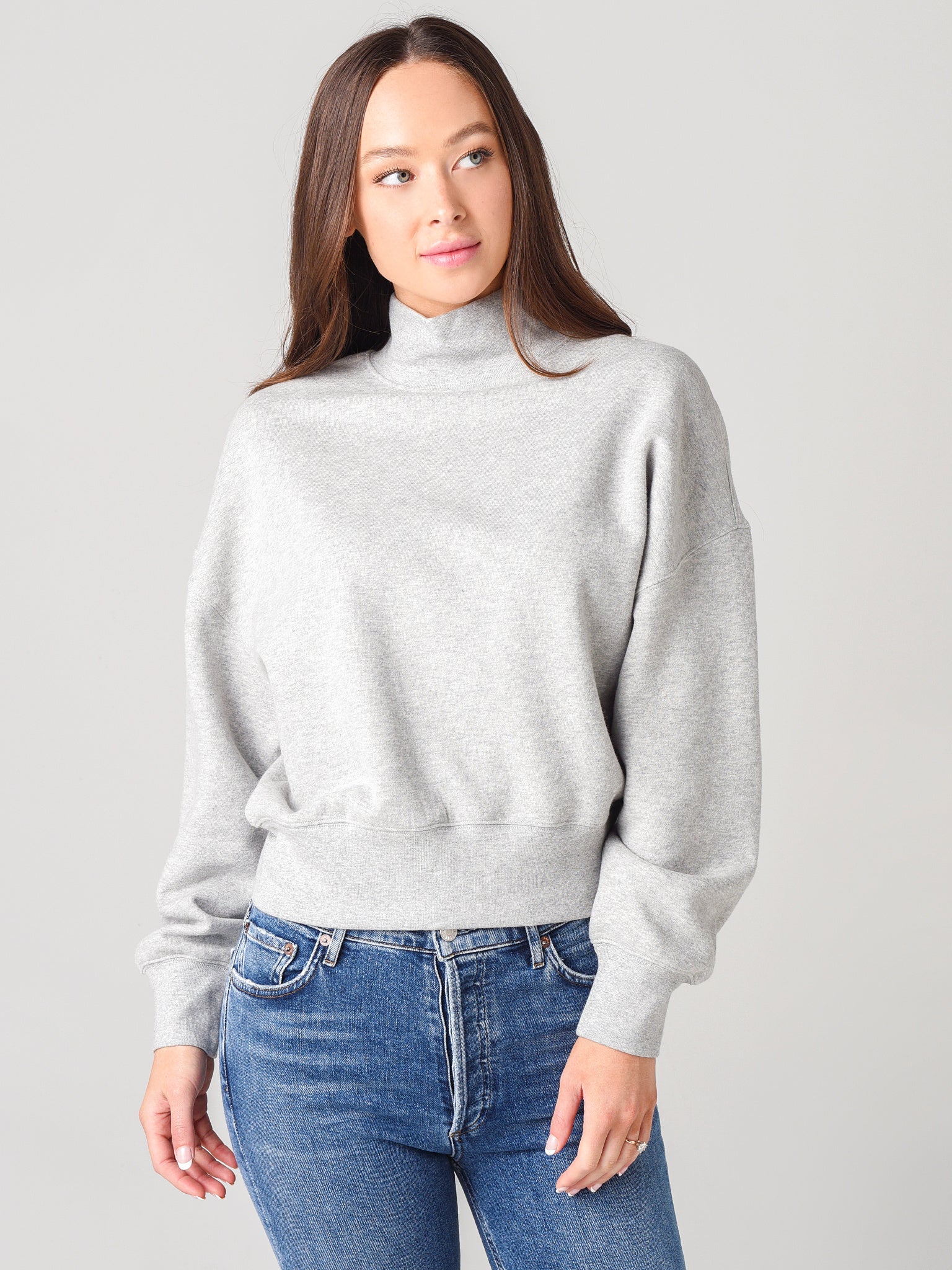 Rails Women s Blaire Mock Neck Sweatshirt