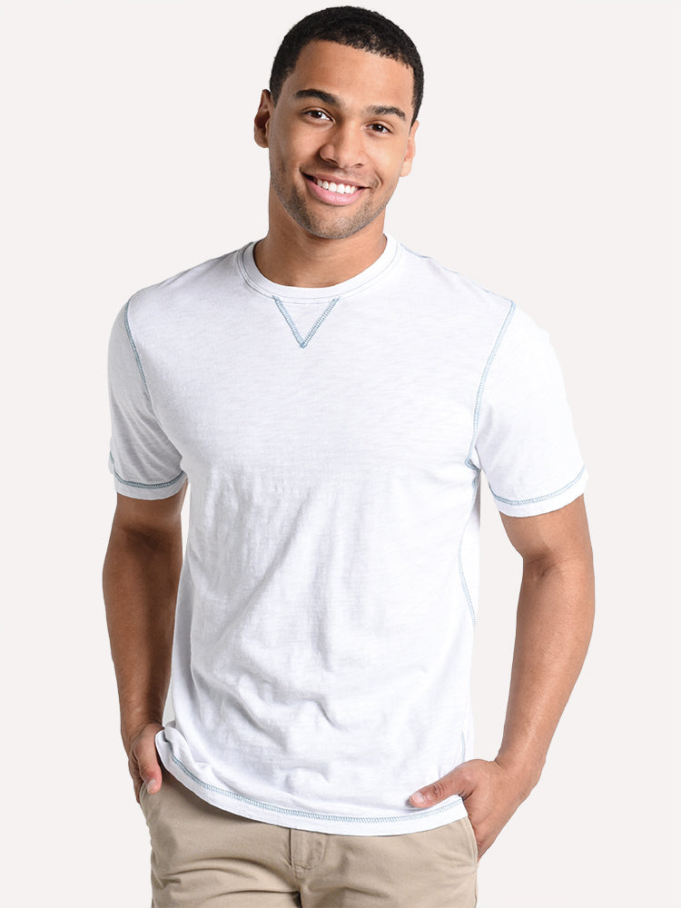 Short sleeve contrast T-shirt