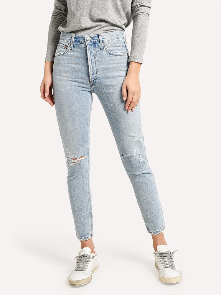 Agolde Women s Jamie Hi Rise Classic Jean