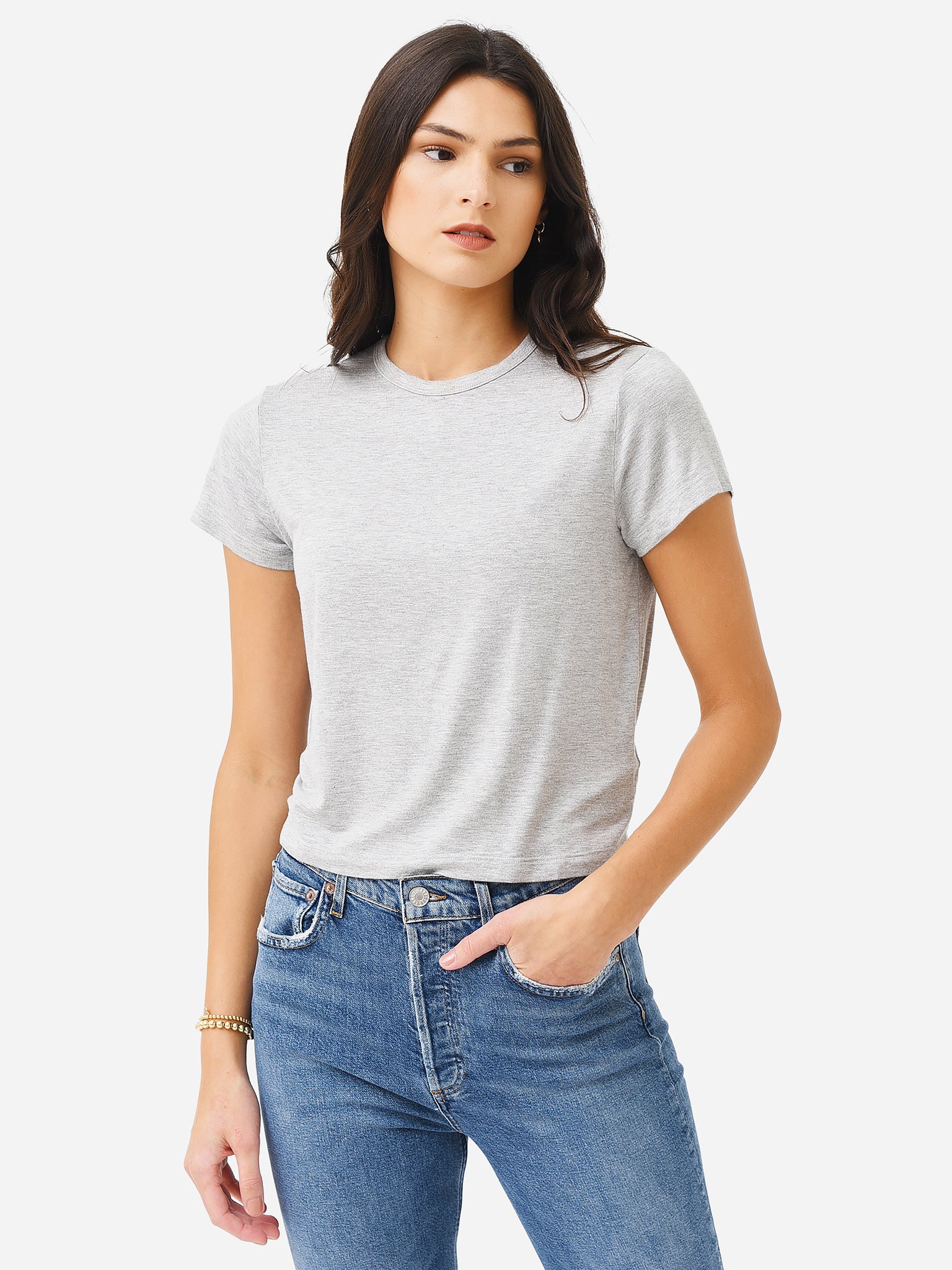 Agolde Women s Adine Shrunken Tee