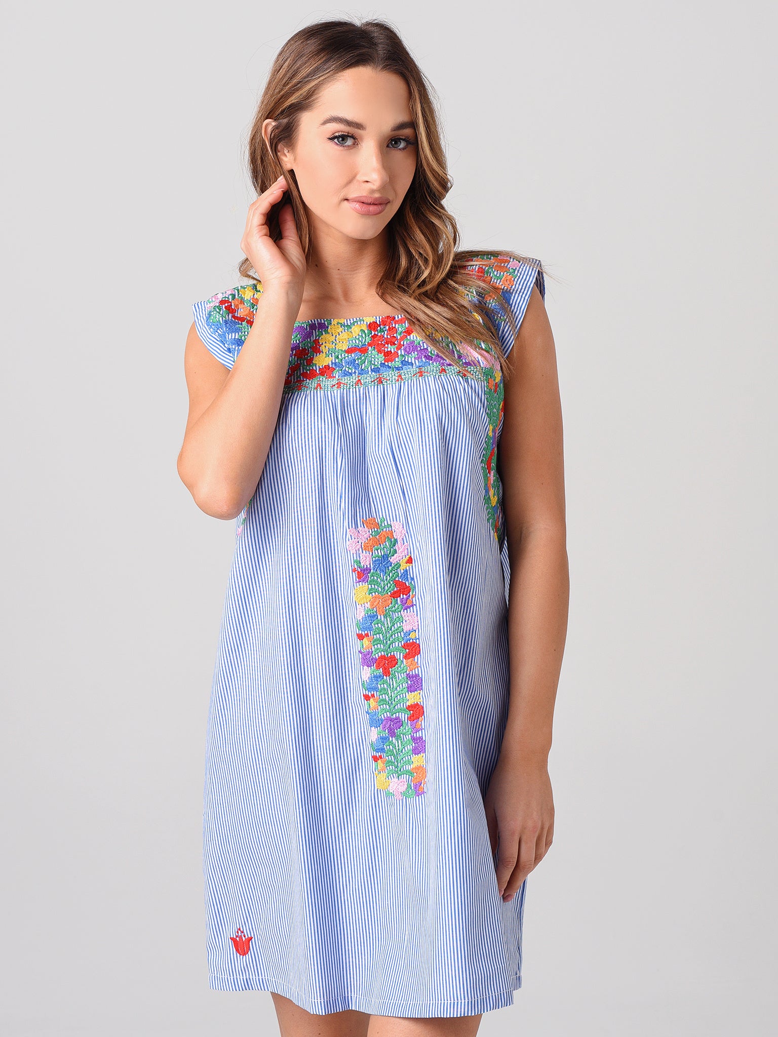 J marie embroidered clearance dress