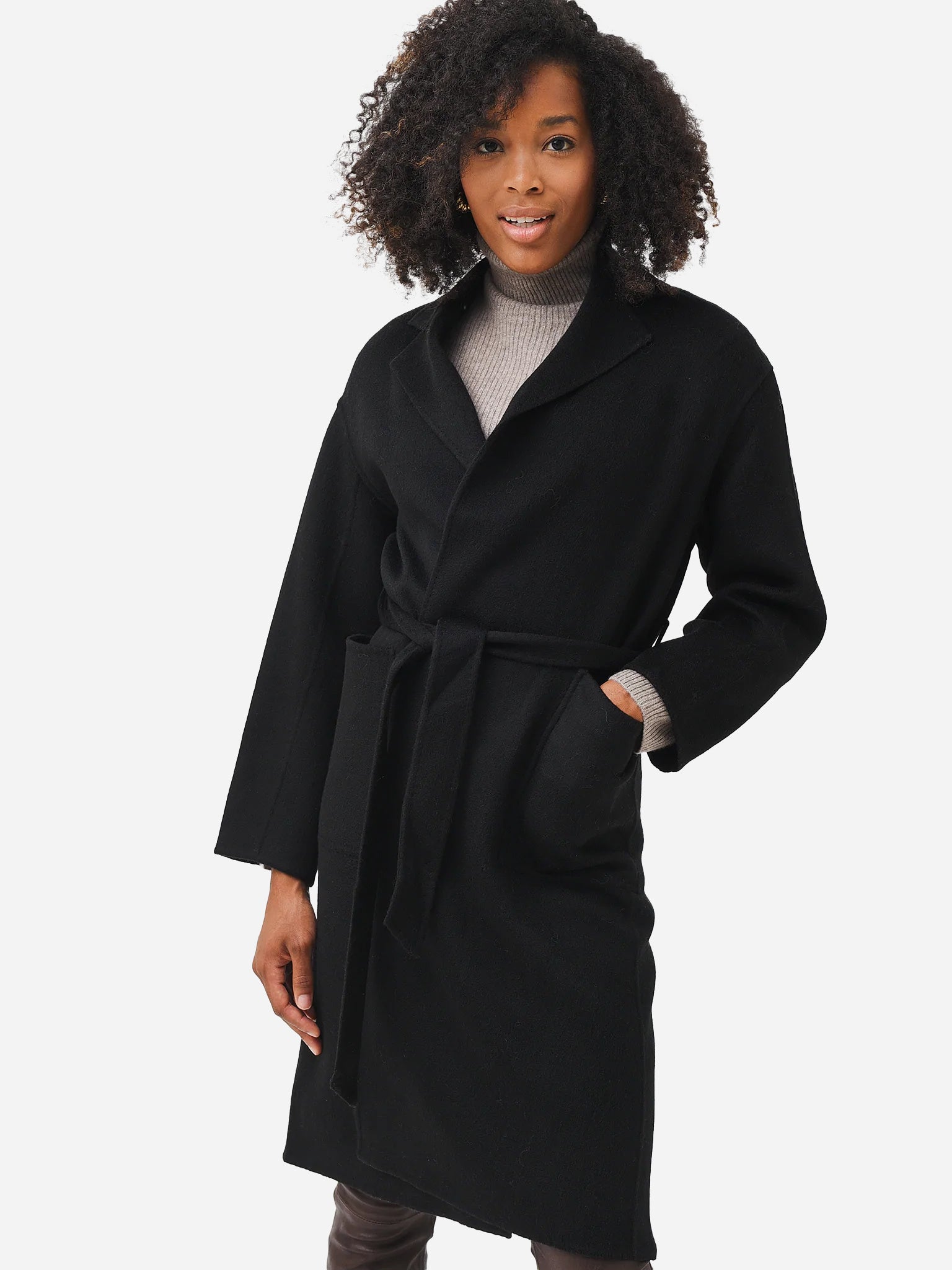 Van Kukil Women's Paris Cashmere Rever Coat – saintbernard.com