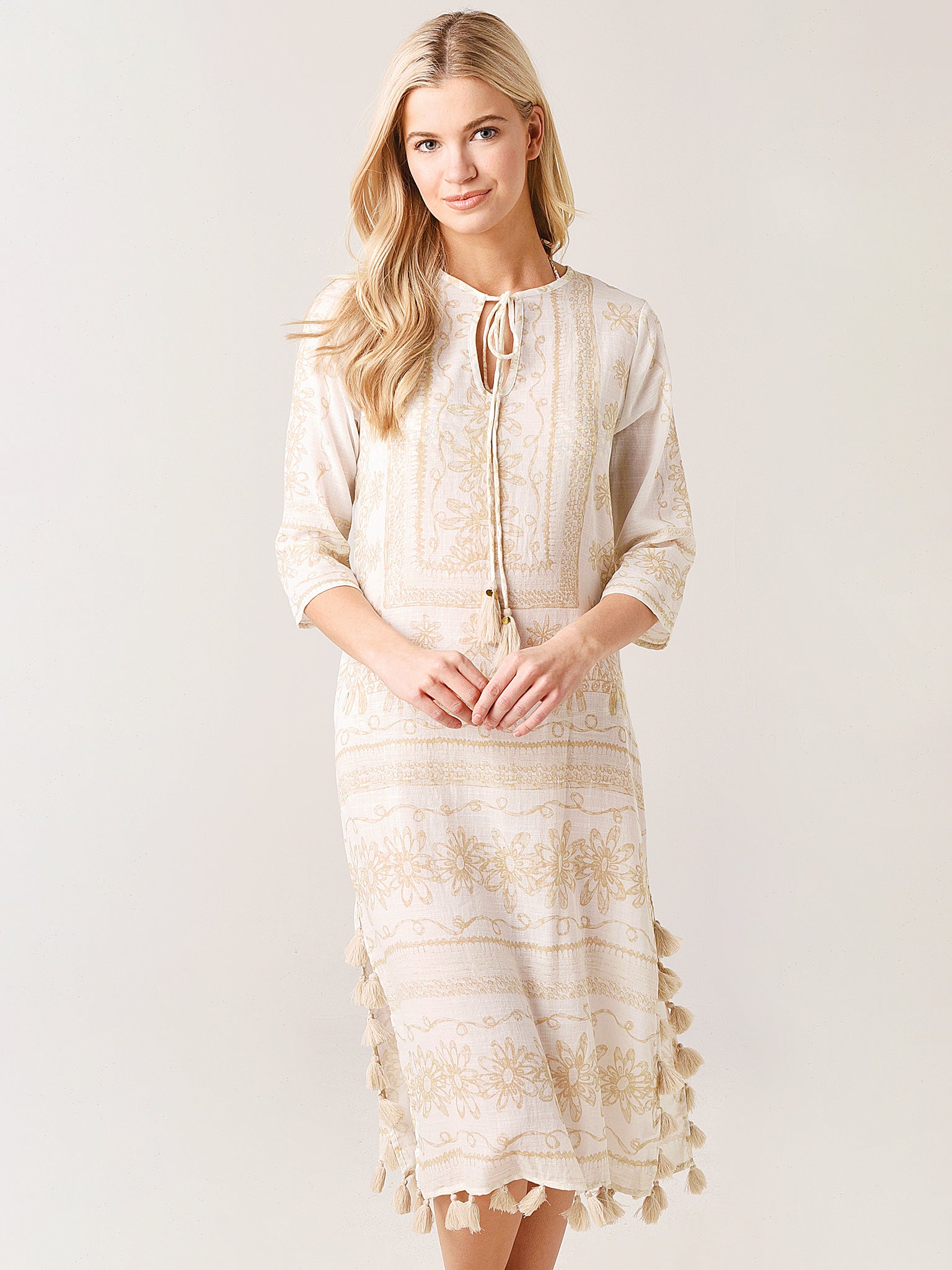 Echo Women's Sketchy Scroll Tunic Dress