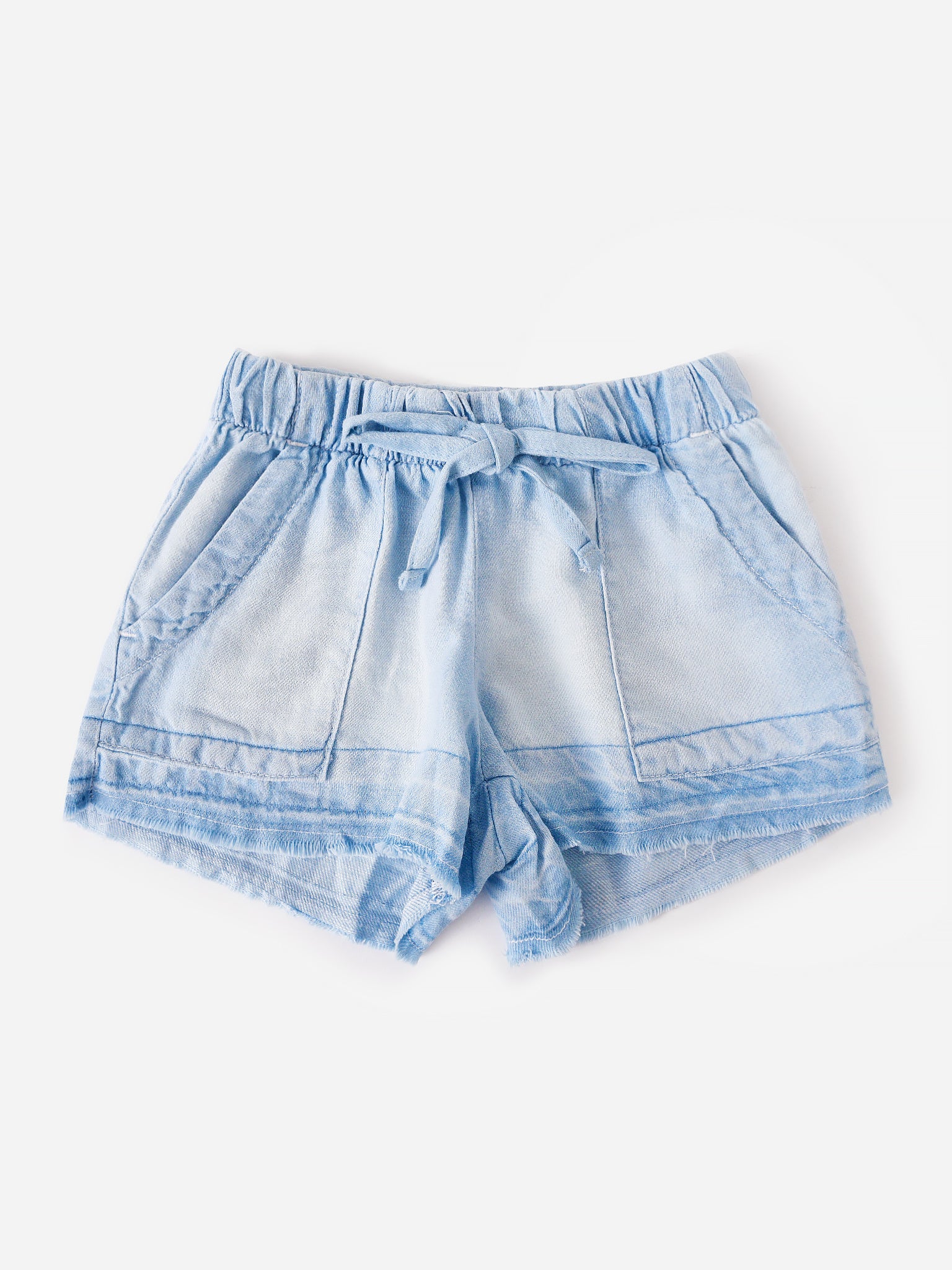 Bella Dahl Girls Pocket Short With Fray Hem