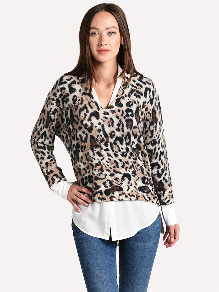 Brochu walker leopard on sale sweater