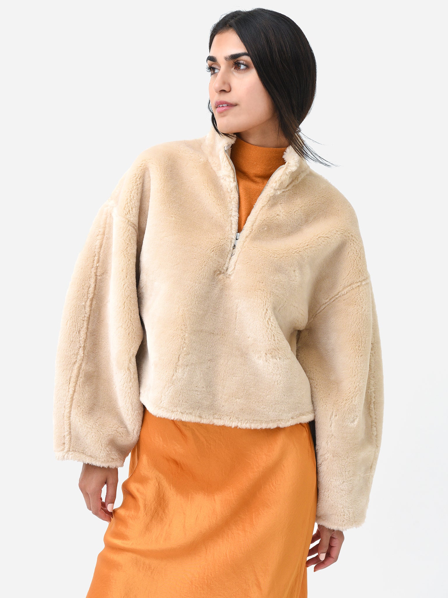 Frame Women's Faux Fur Popover – saintbernard.com