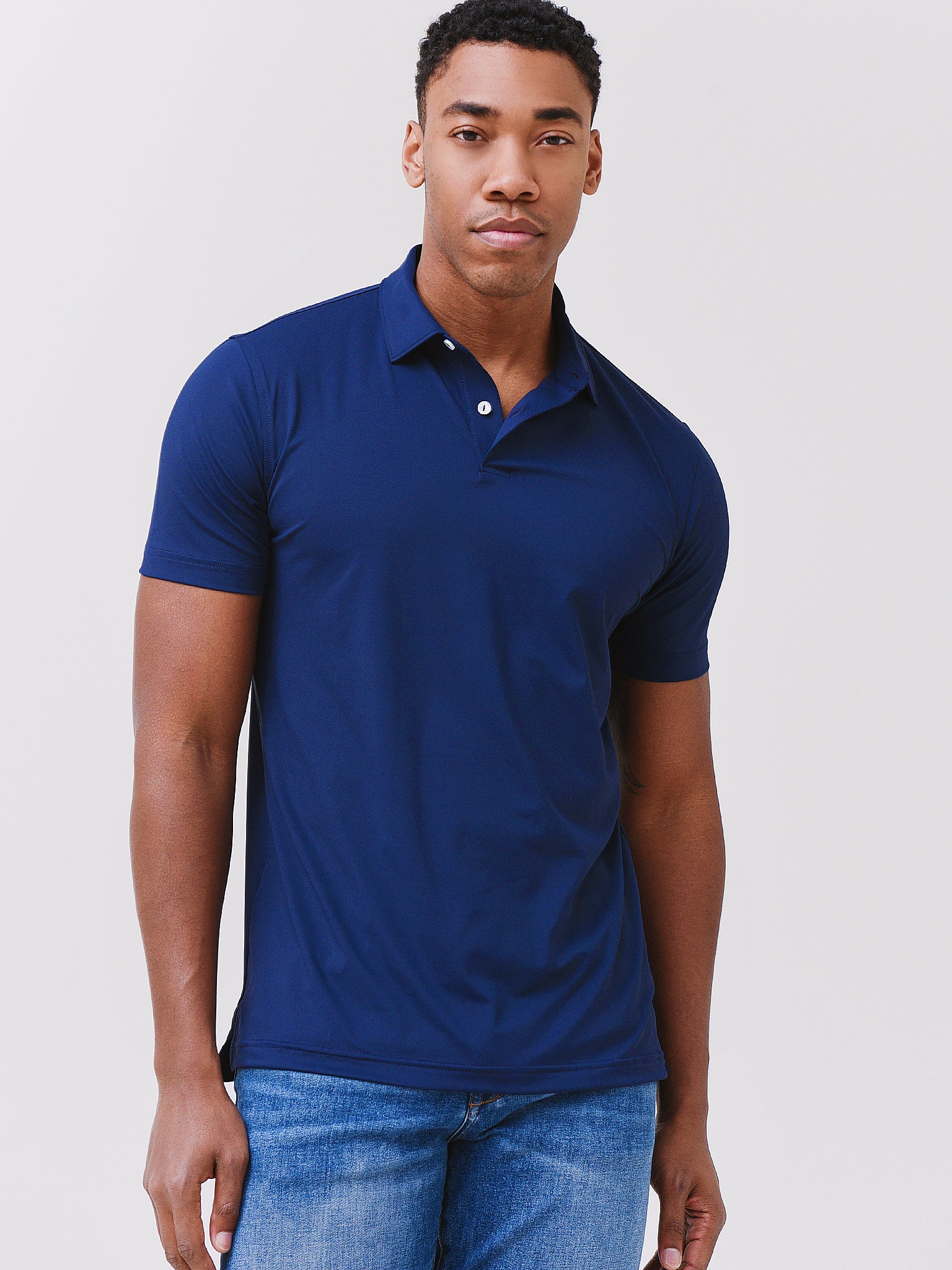 Peter Millar Men's Solid Performance Jersey Polo