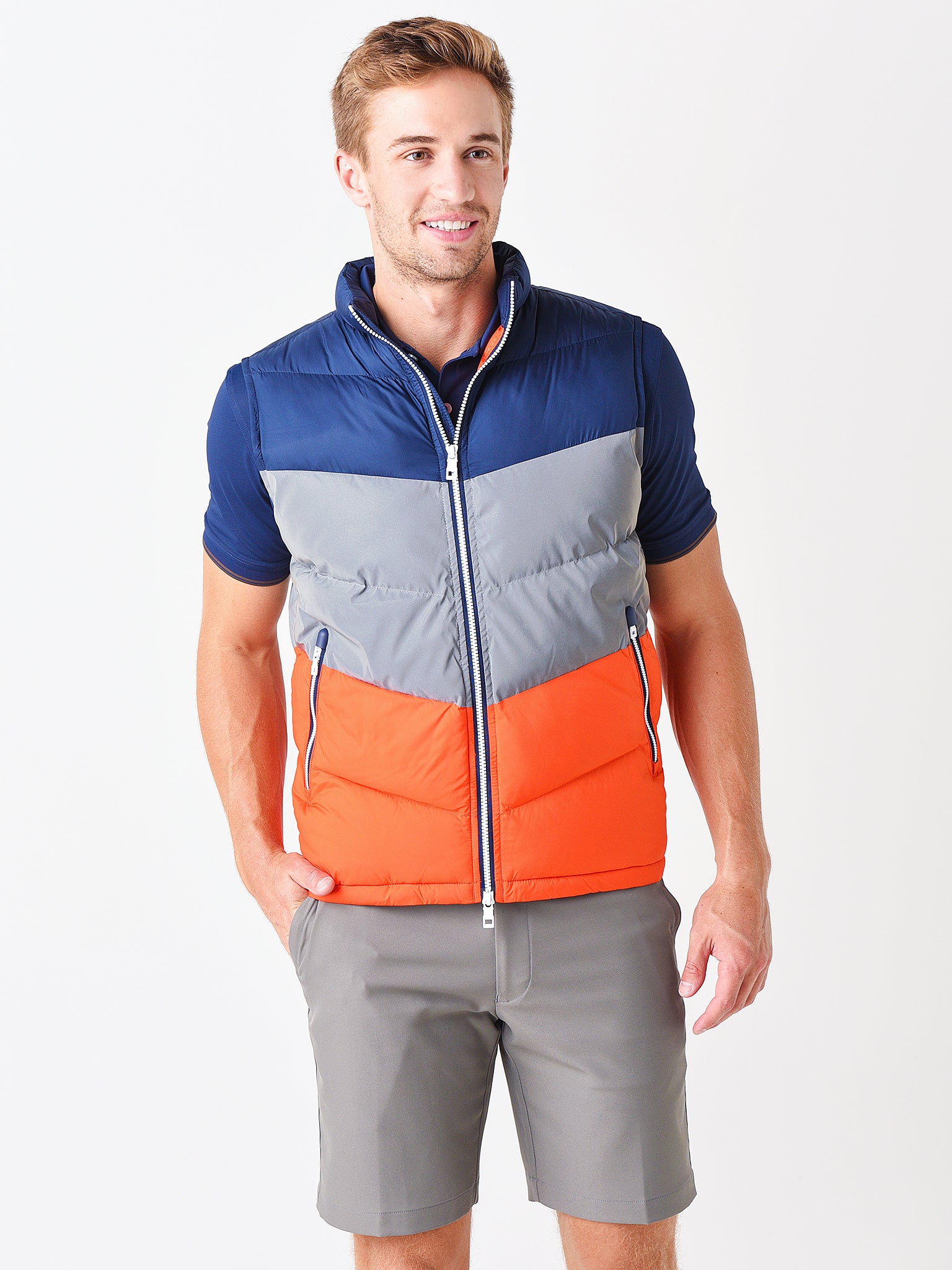 Peter Millar Men's Apres Quilted Ski Vest