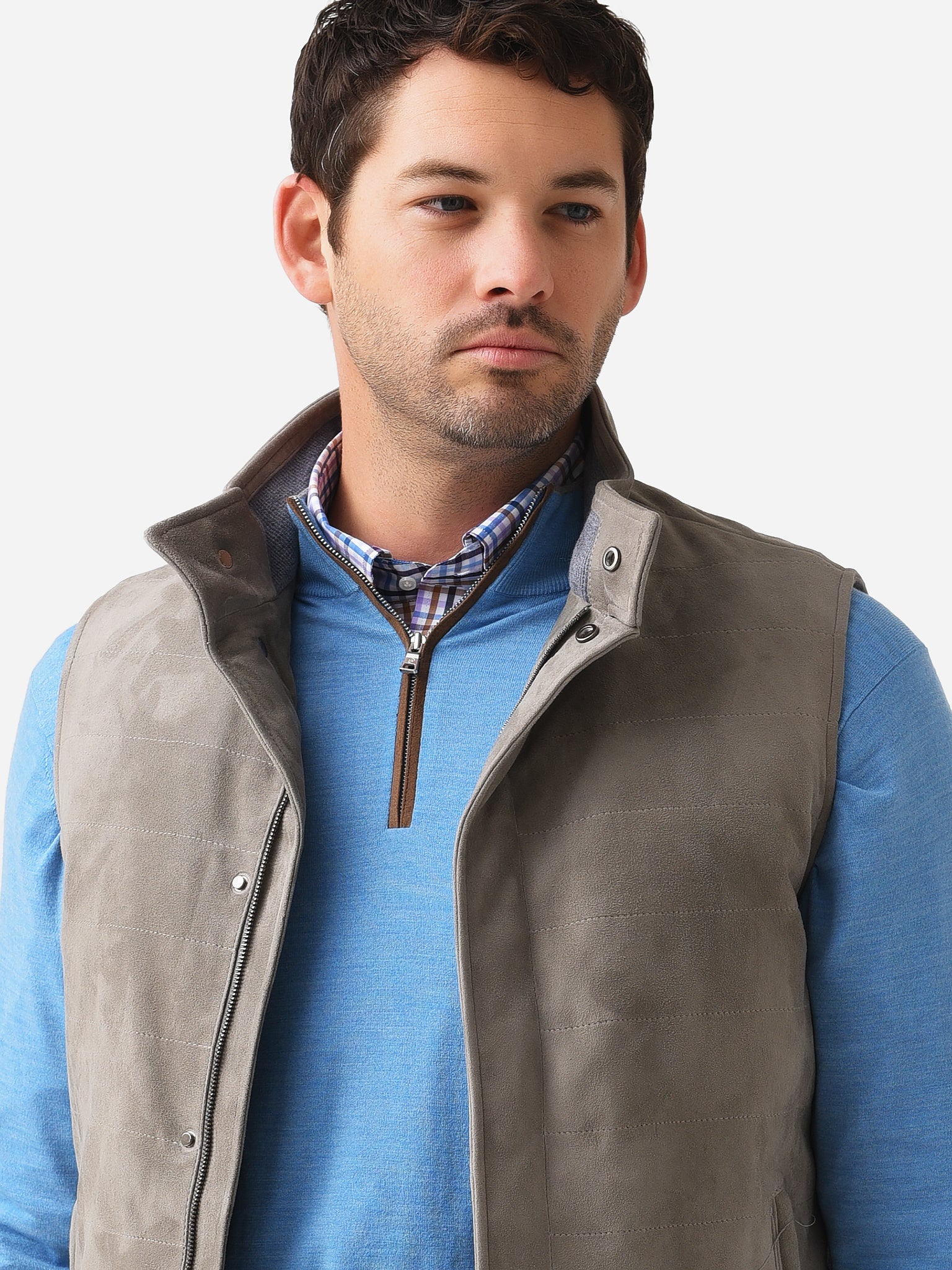 Peter Millar Crown Crafted Men's Vantage Suede Vest