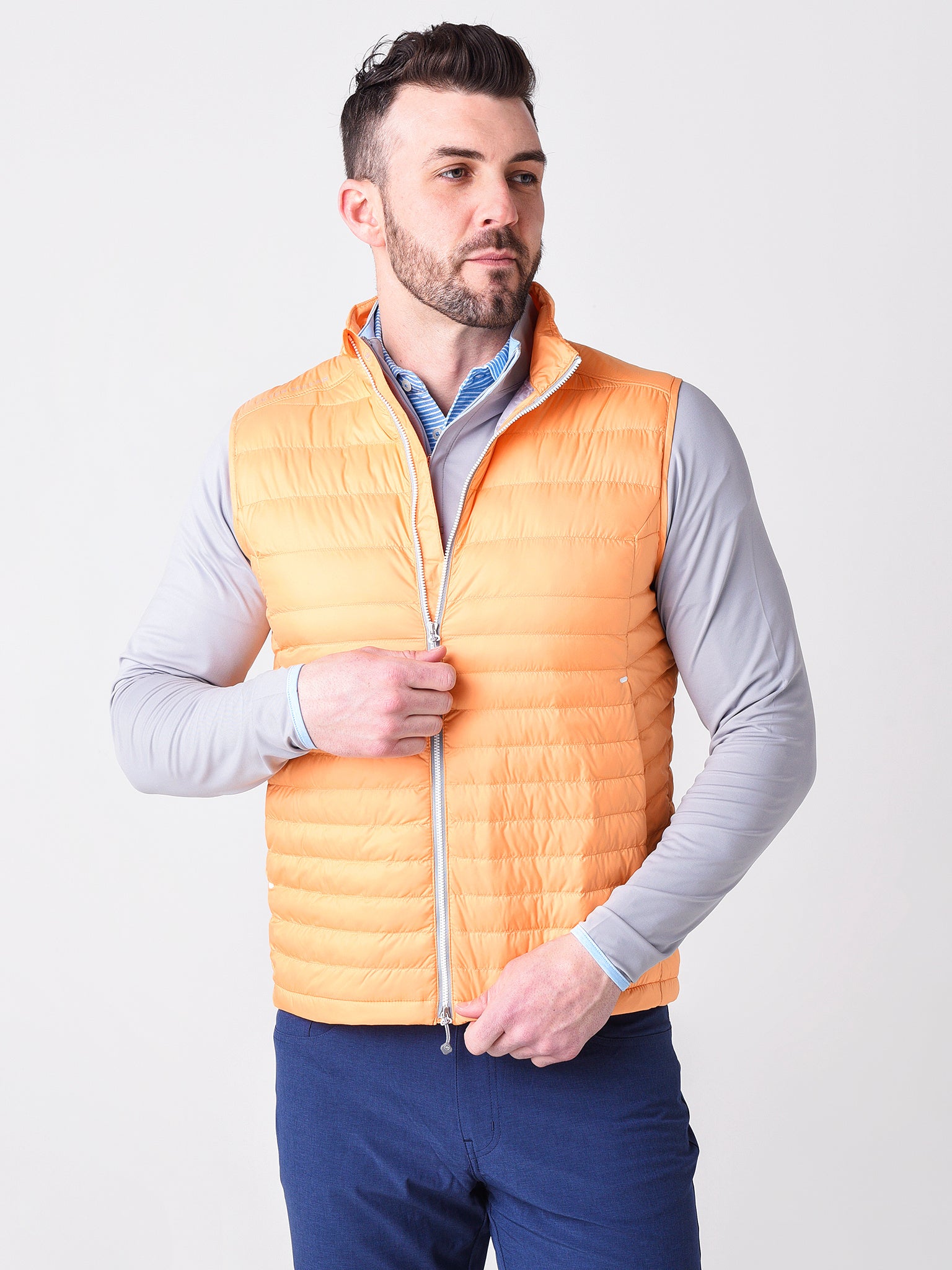 Peter Millar - Crown Sport Orange Fuse Elite Hybrid Vest