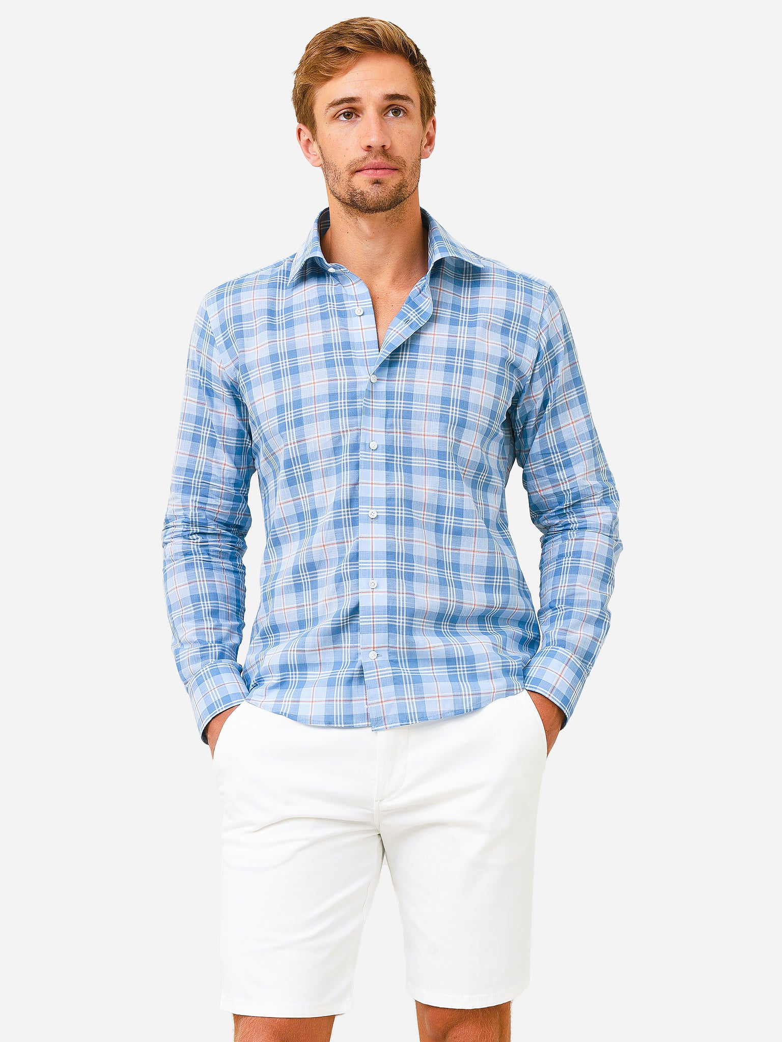 Peter Millar Collection Men's Inland Cotton Sport Shirt – Saintbernard.com