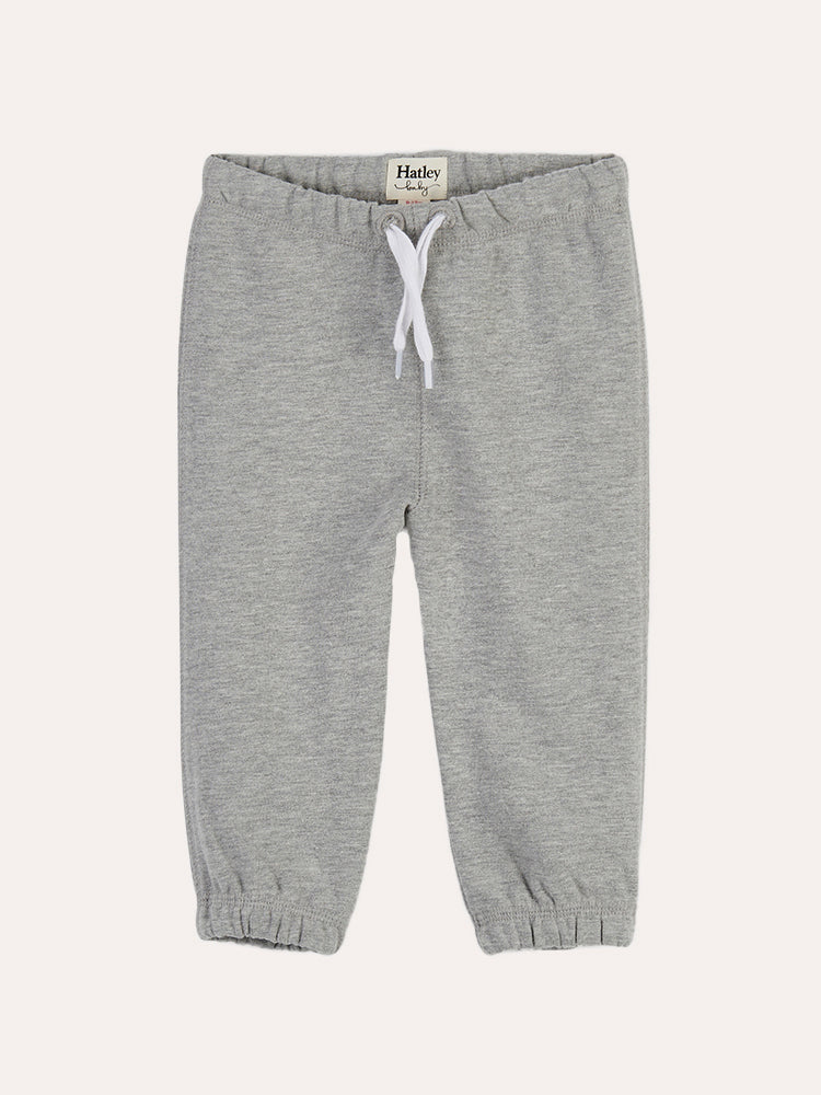 Grey French Terry Baby Shorts - Hatley US