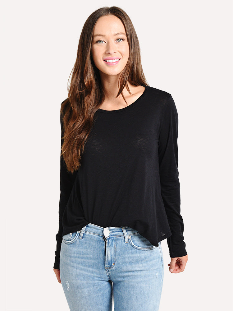 long sleeve swing t shirt