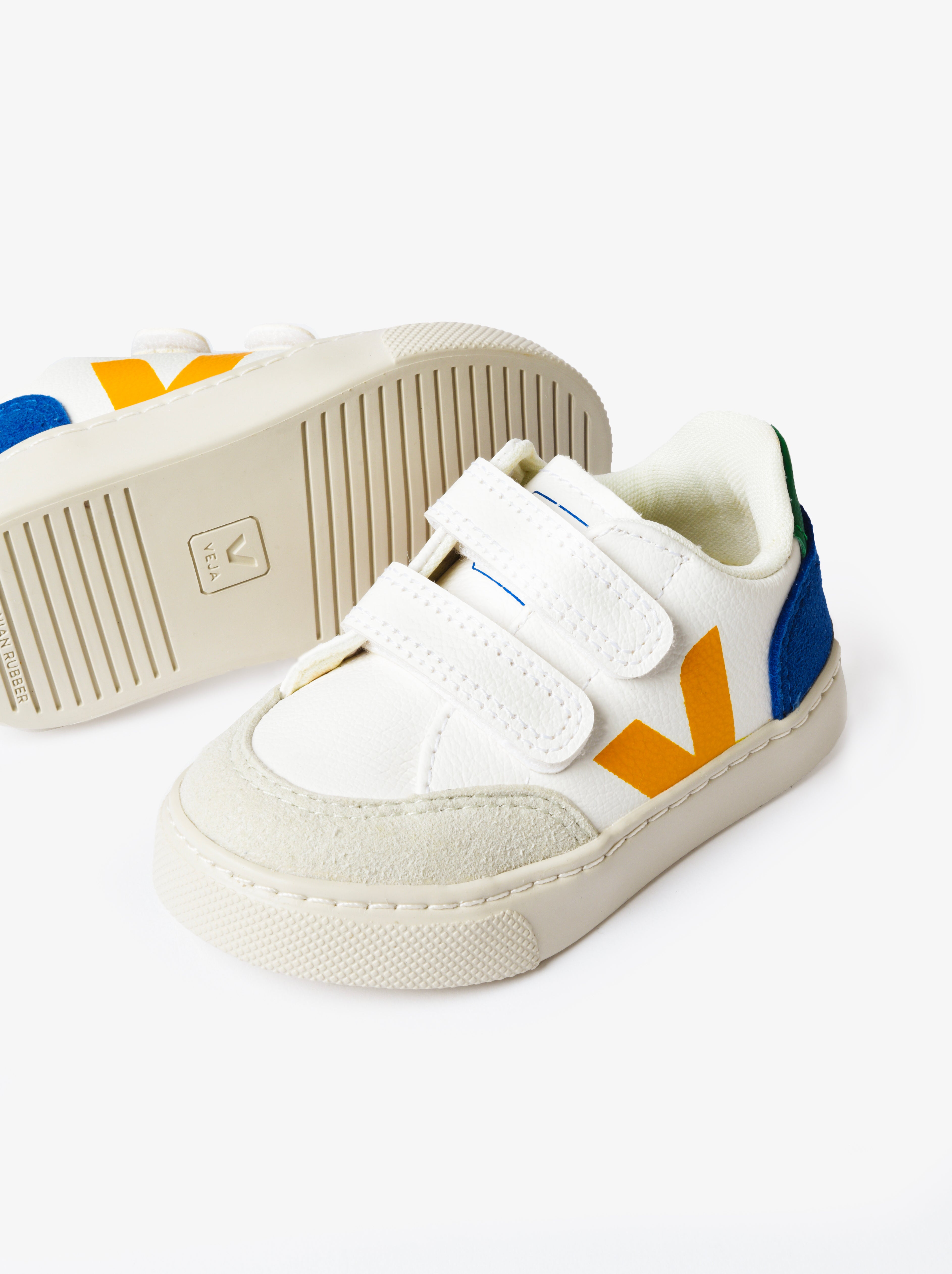 VEJA V-12 kids Velcro multi-color hotsell Sneakers