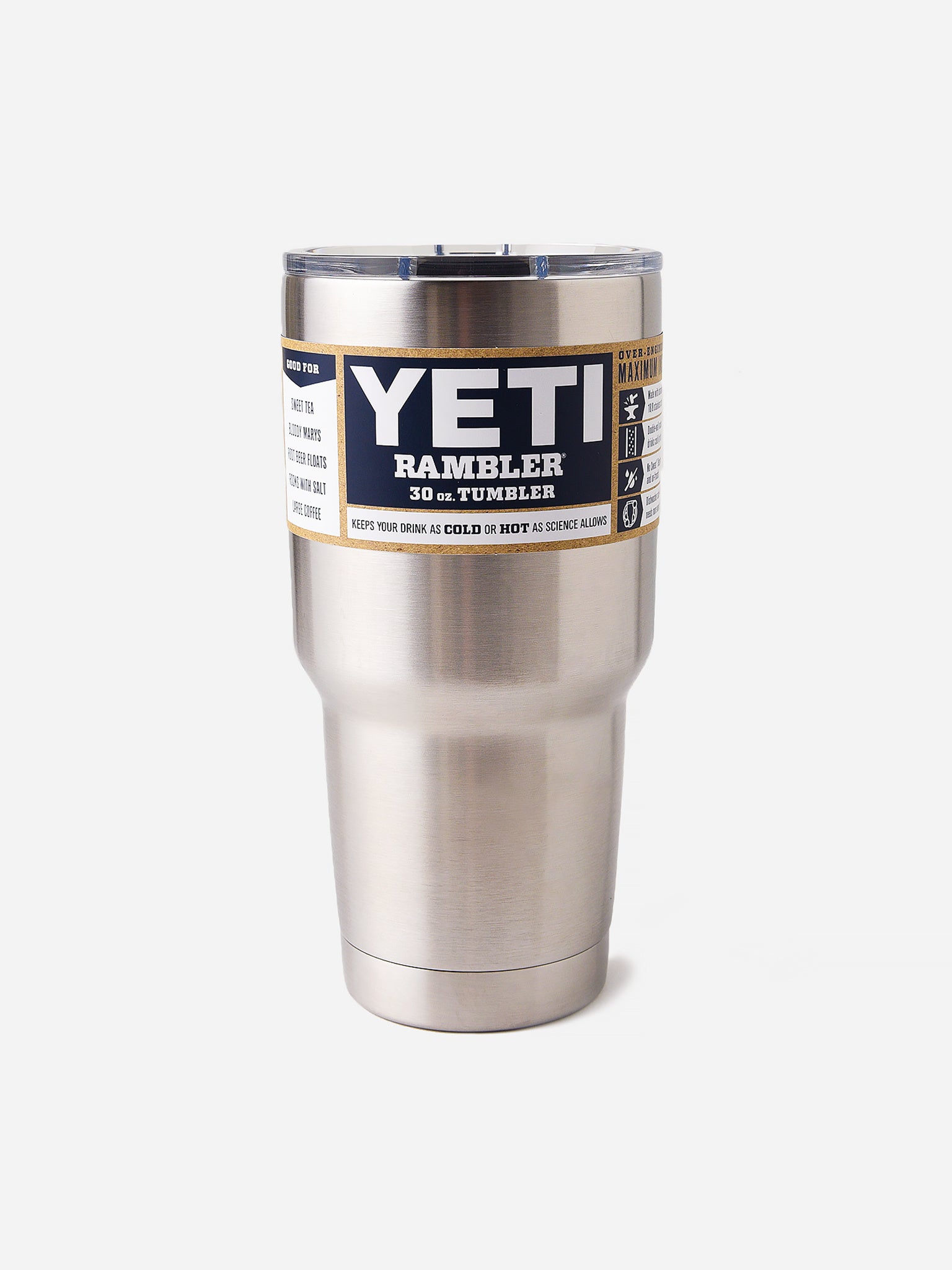 Yeti Stainless Steel Rambler 20 oz and 30 oz Coffee Tumblers with