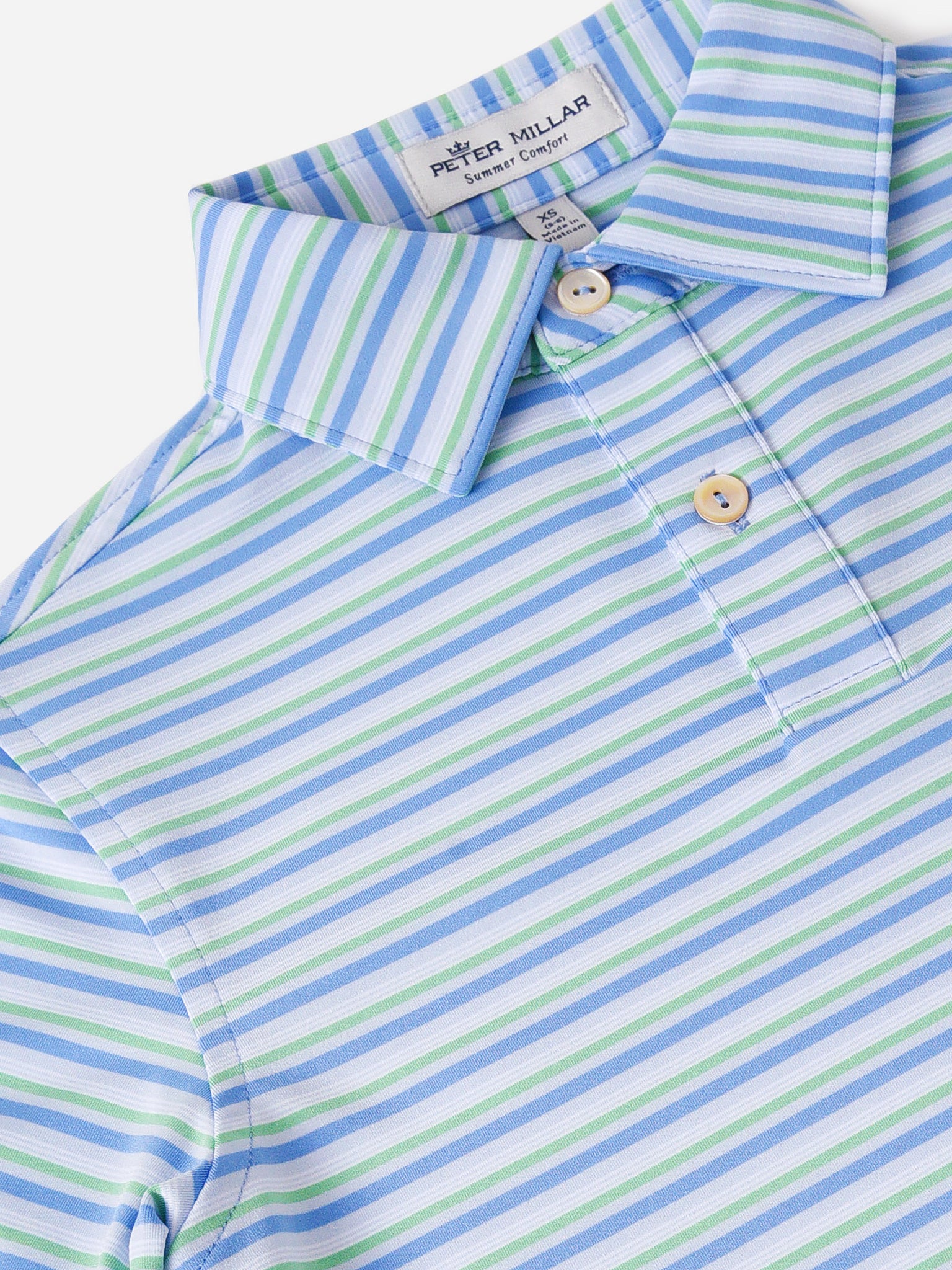 Peter Millar Youth Performance Jersey Polo, S / White | St. Bernard Clothing