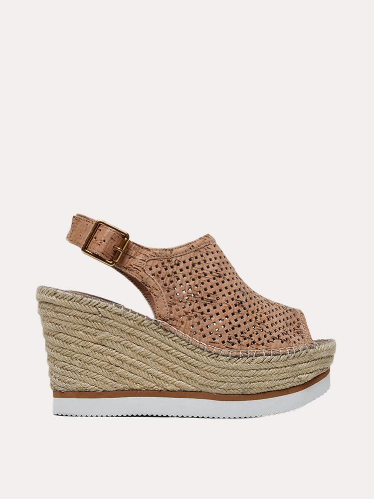 Courage espadrille sales wedge sandals