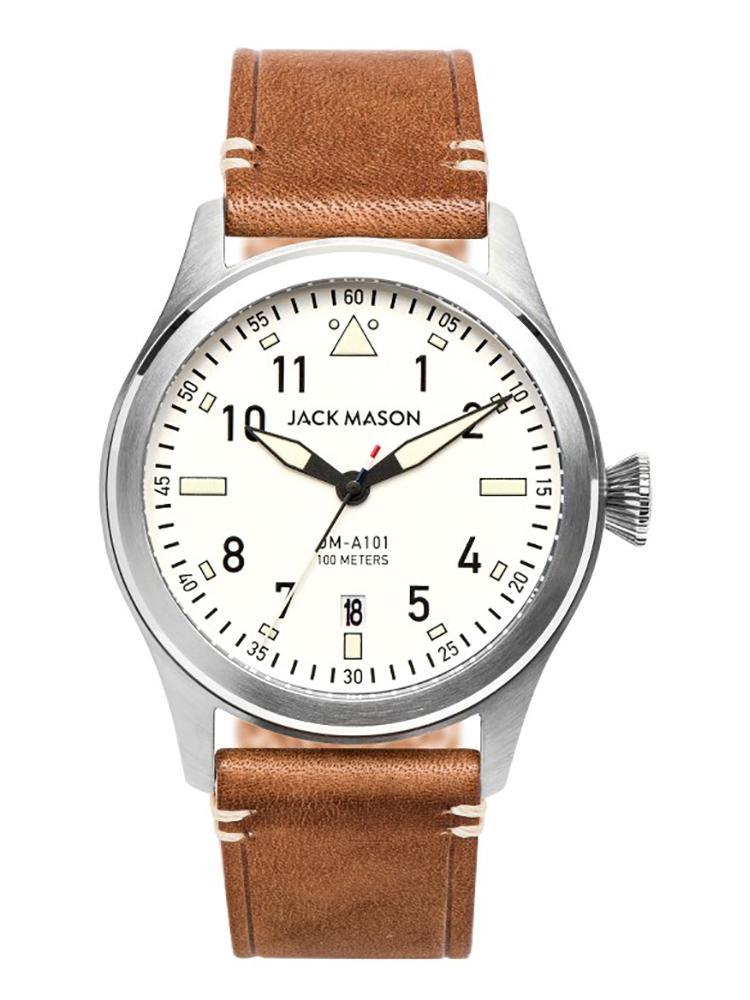 Jack mason cheap aviator watch 42mm