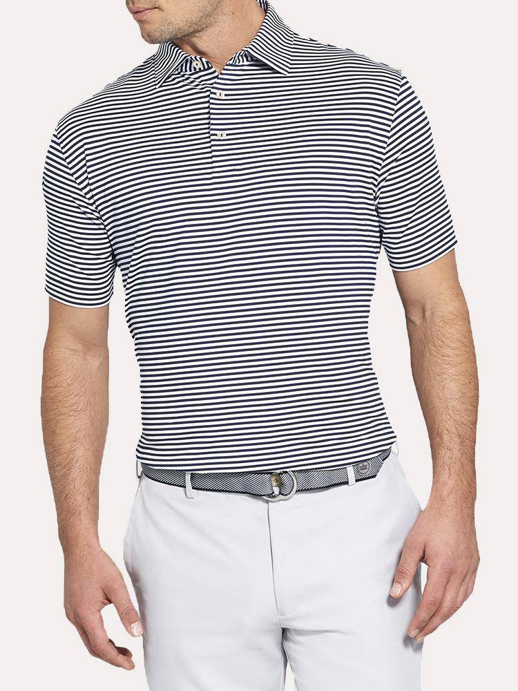 Peter millar competition stripe shop performance polo