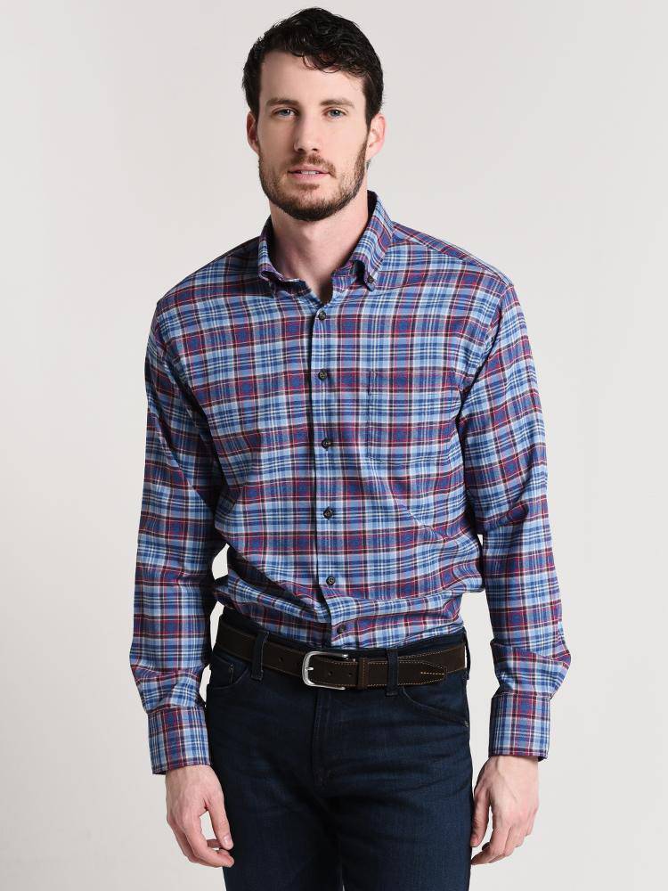 Peter Millar Titleist Plaid hotsell Button Down