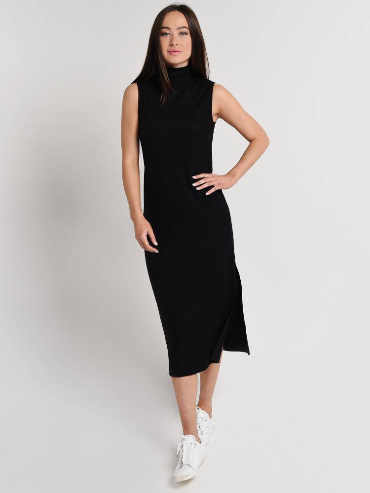 Vince sleeveless turtleneck discount dress