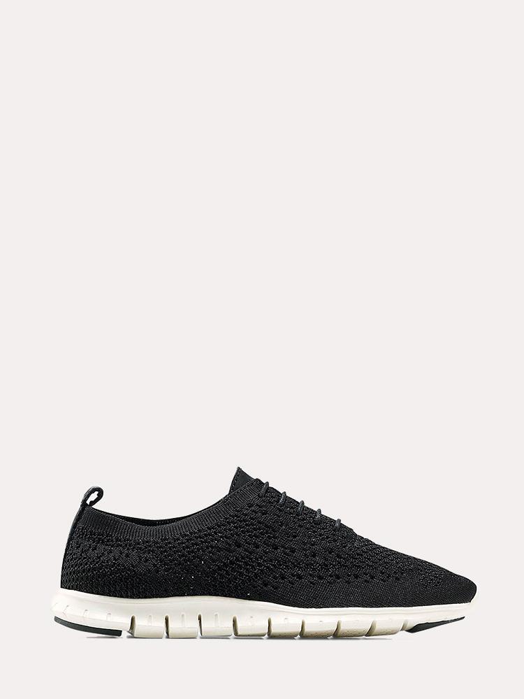 Cole haan zerogrand wingtip on sale black