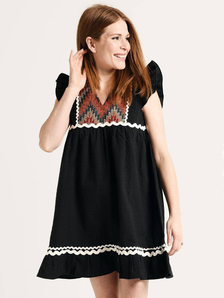 Thml embroidered hotsell shift dress