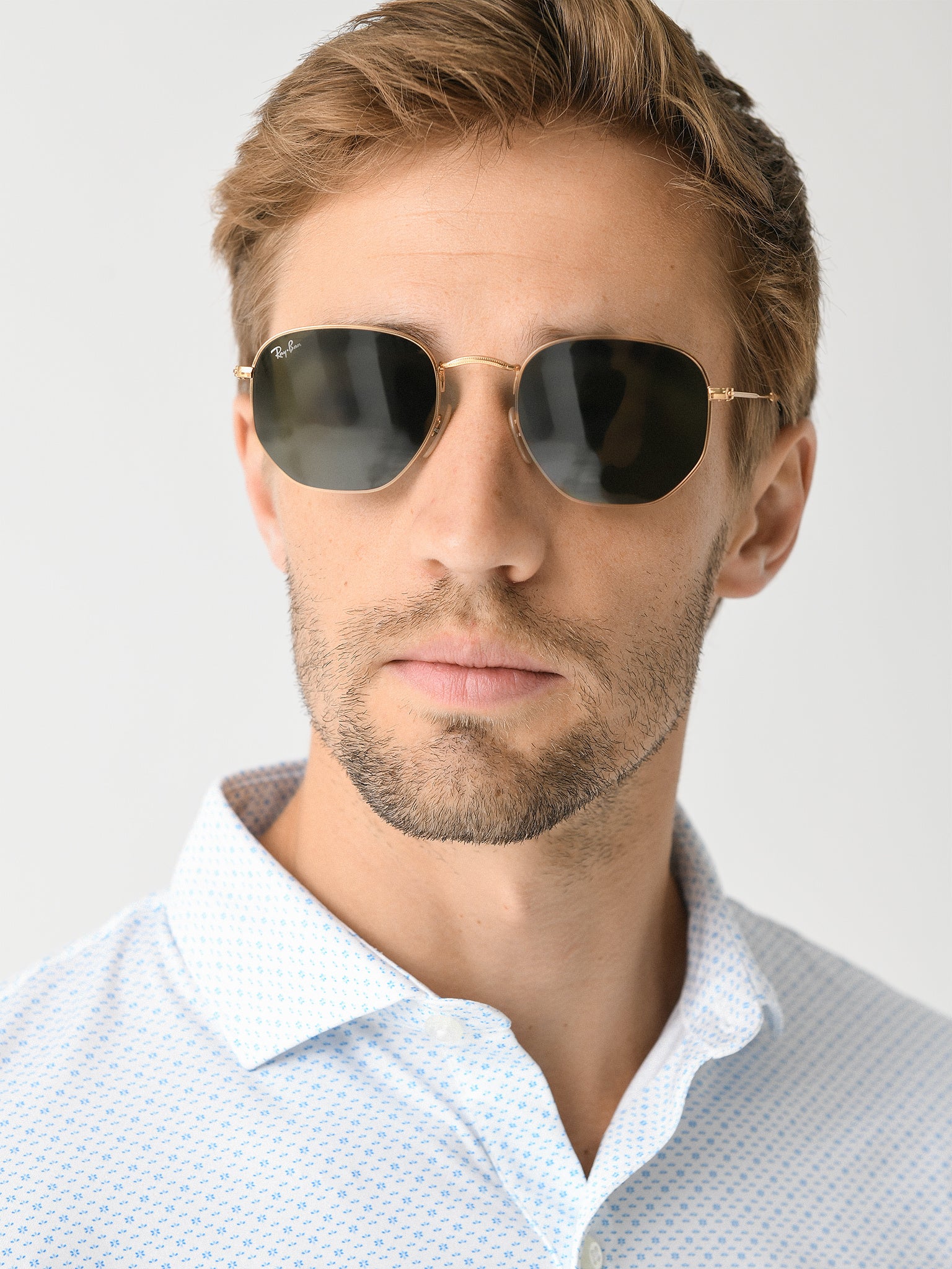 Ray-Ban Hexagonal Flat Lenses Sunglasses