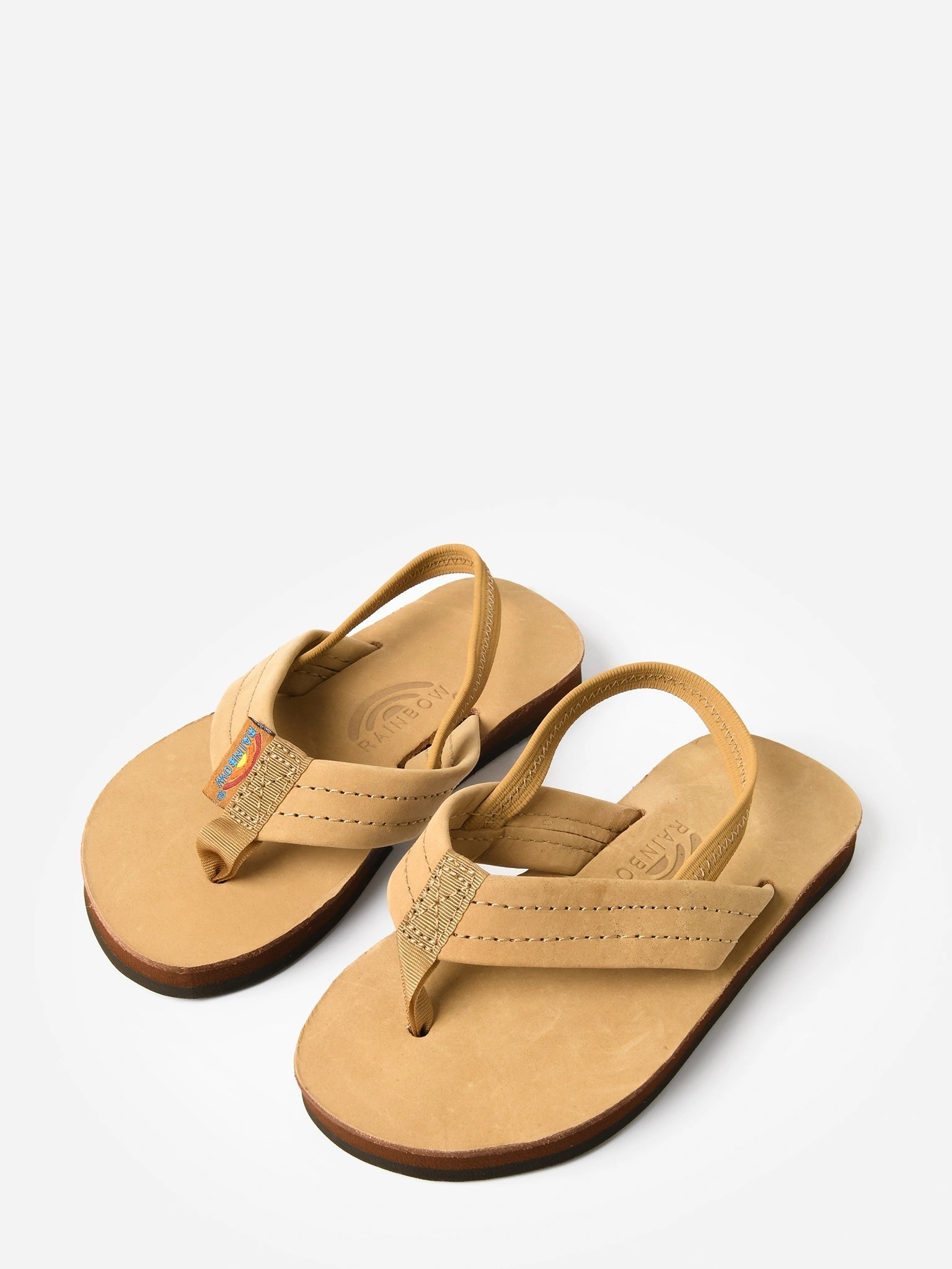 Kids leather cheap flip flops